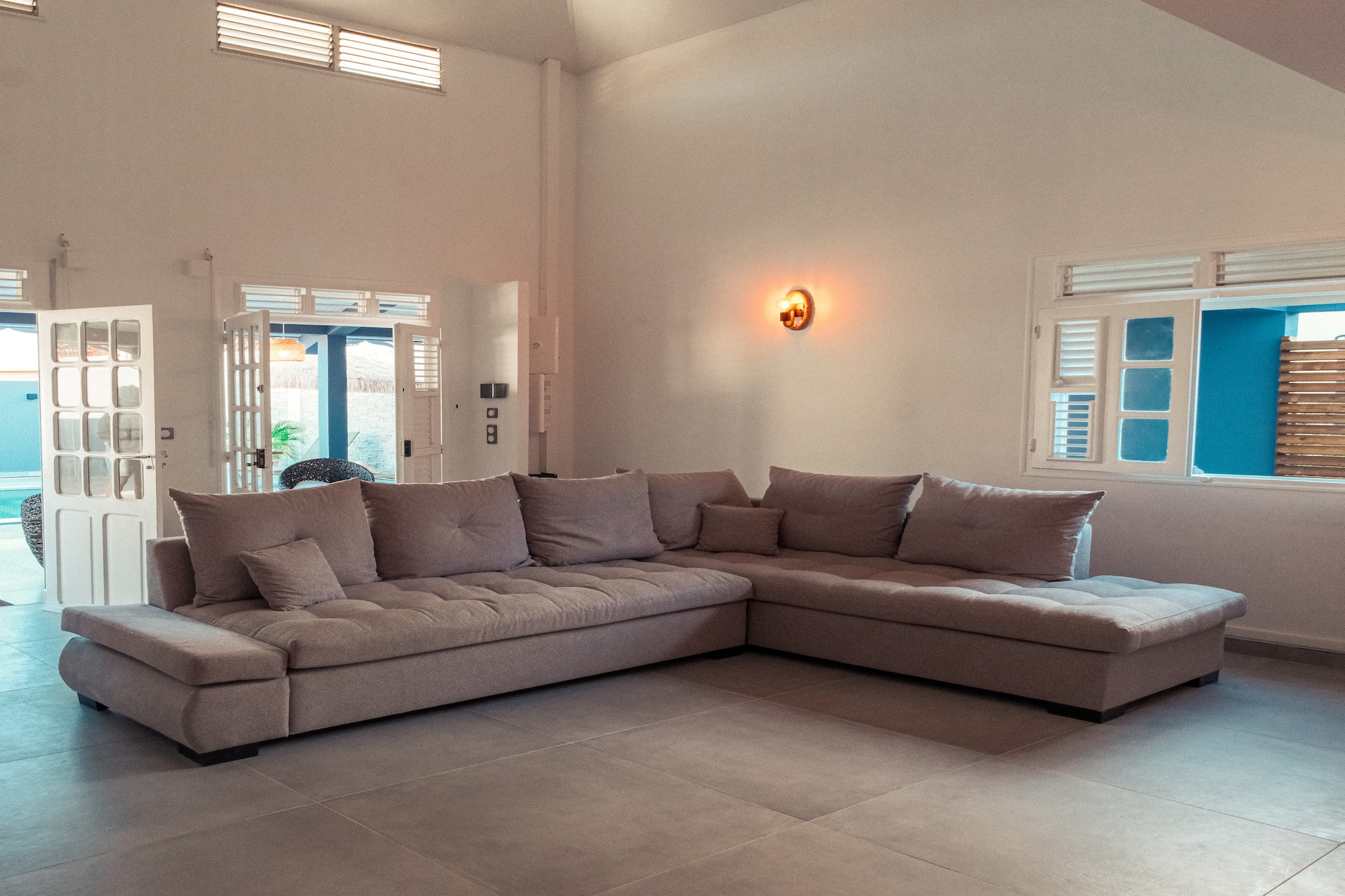 Villa L'Or de Belfond - Piscine & Plage à Pied-Woonkamer
