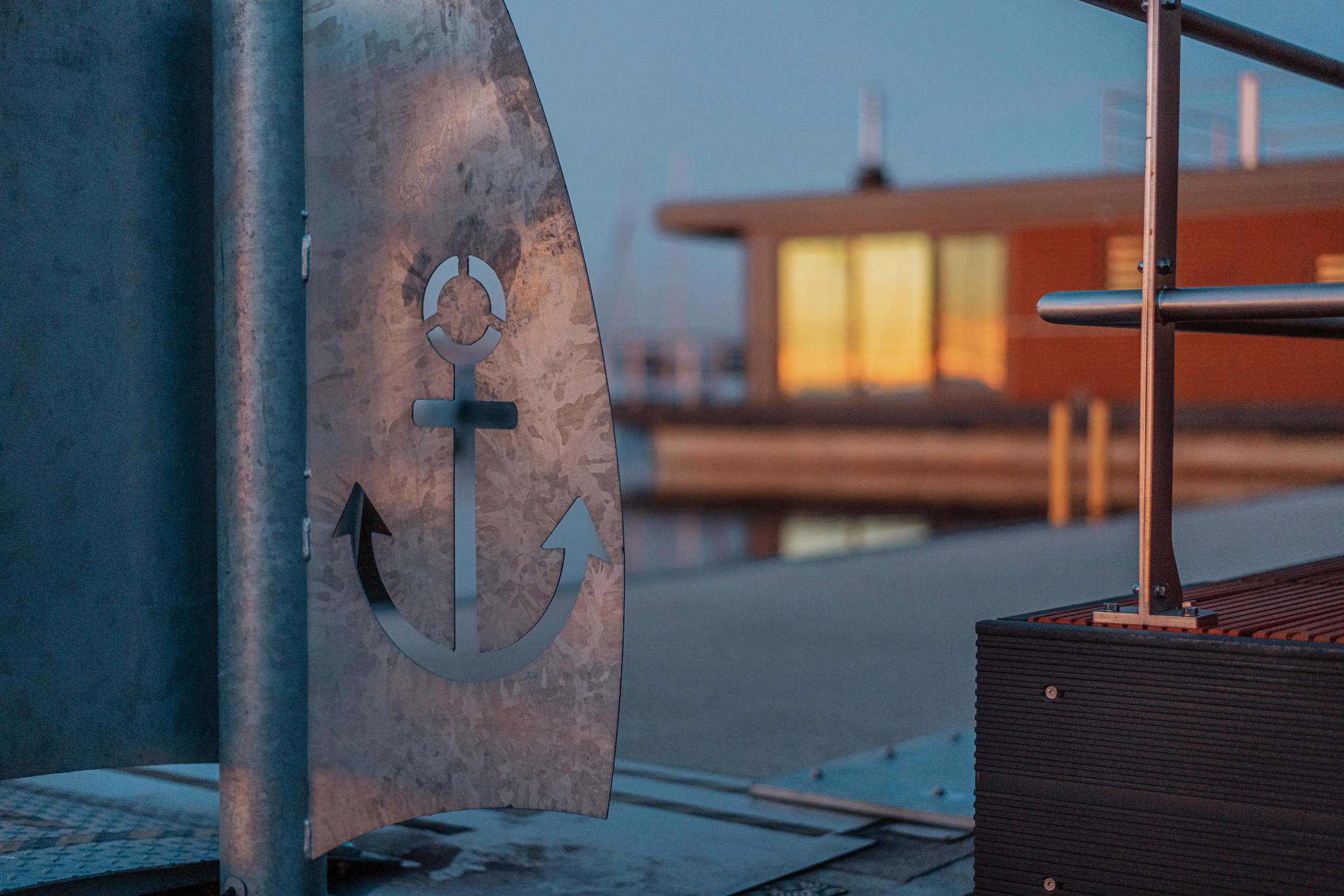 Hausboot am Bärwalder See-Ambiente