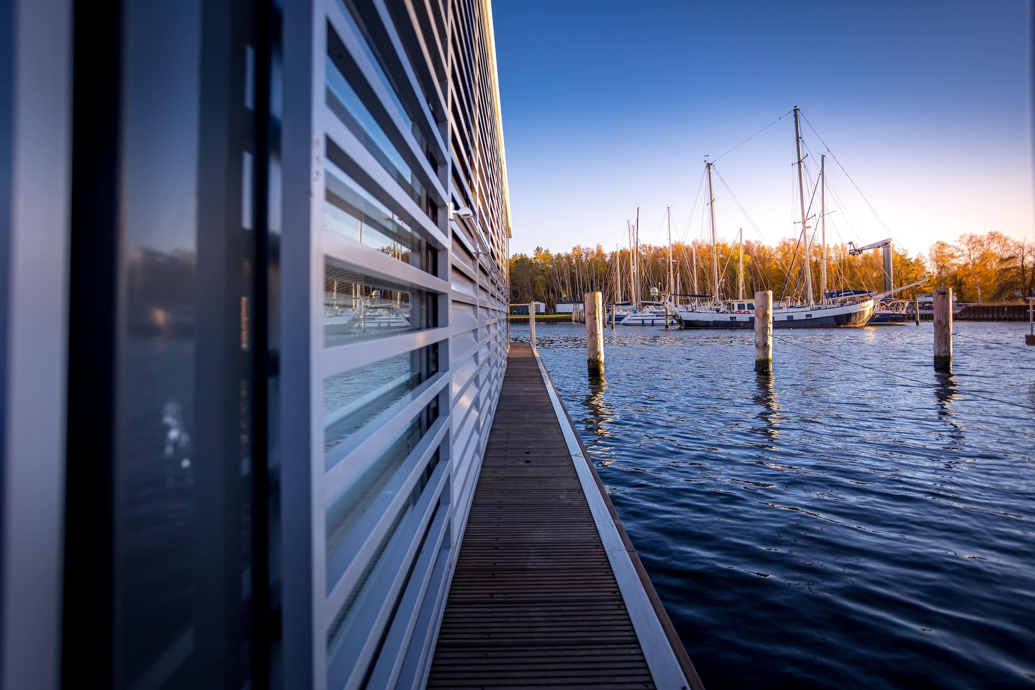 Hausboot in Peenemünde-Exterior summer