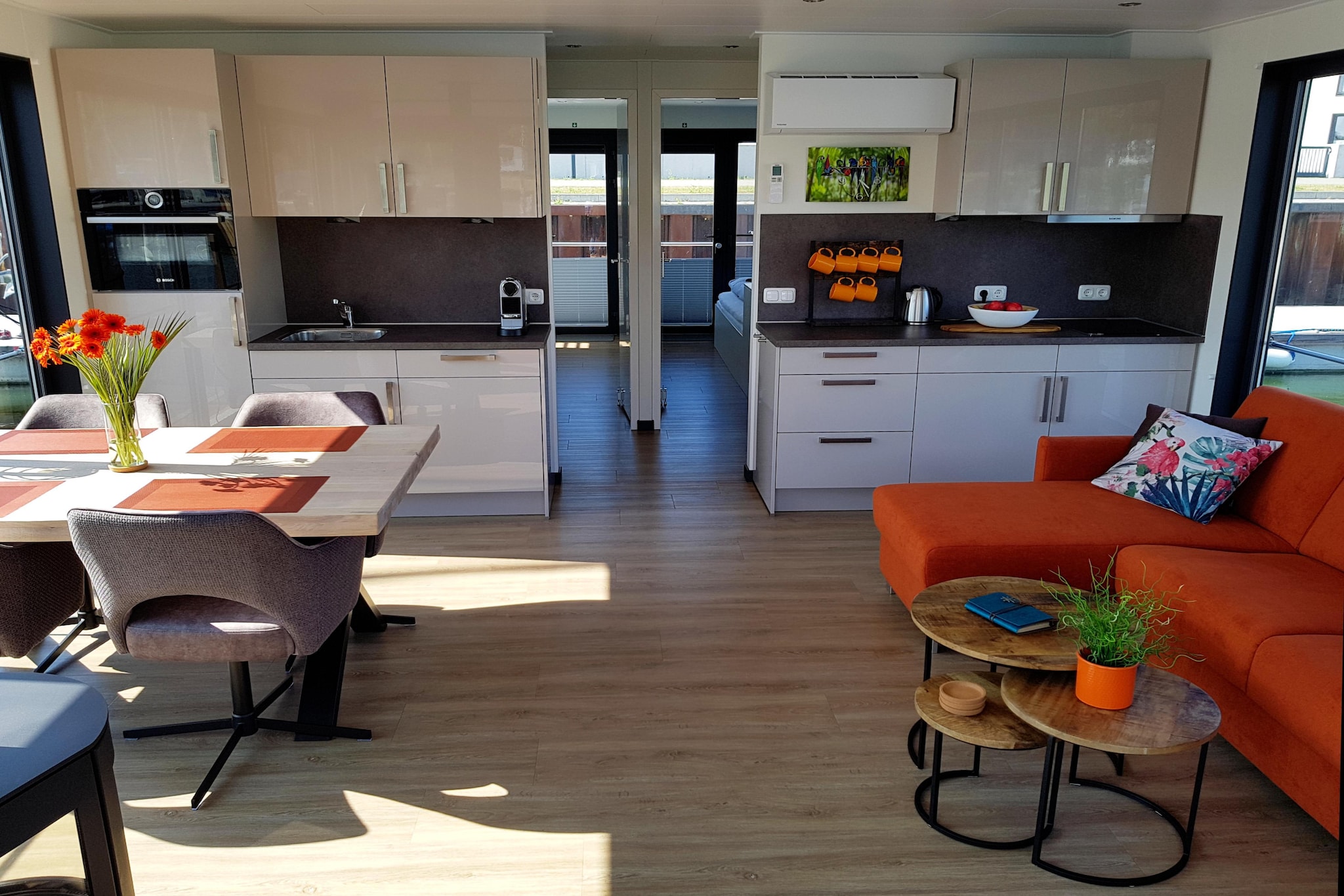 Hausboot in Peenemünde - Kitchen
