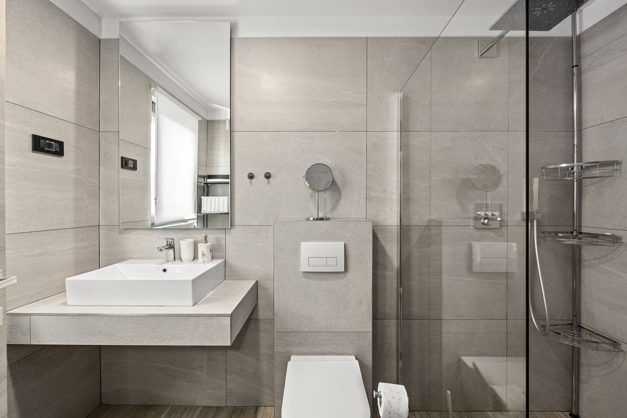 Villa Speranza with Private Illuminated Pool-Badkamer