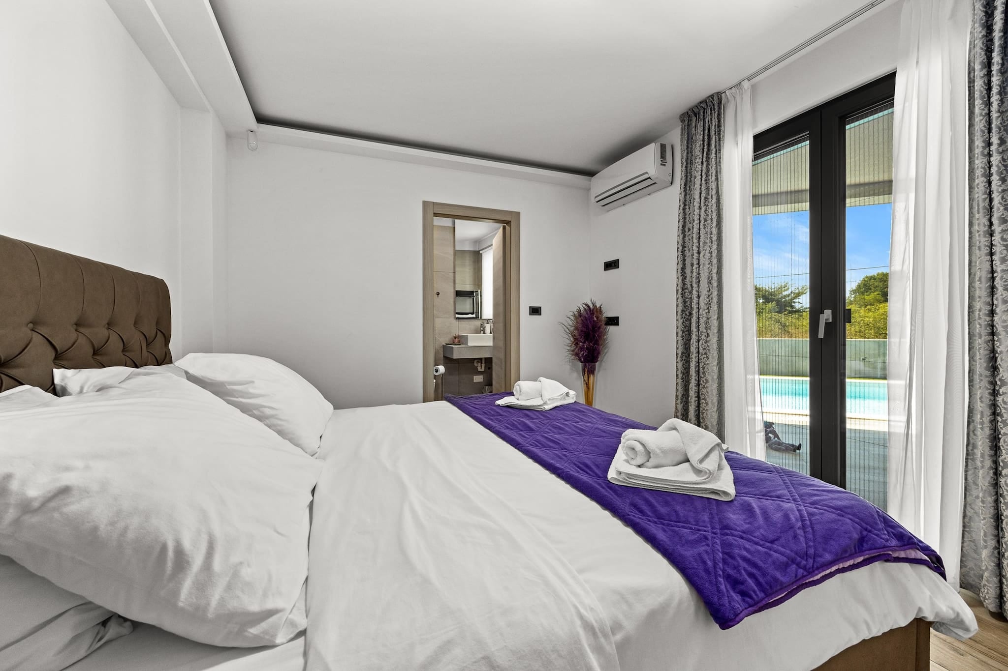 Villa Speranza with Private Illuminated Pool-Slaapkamer