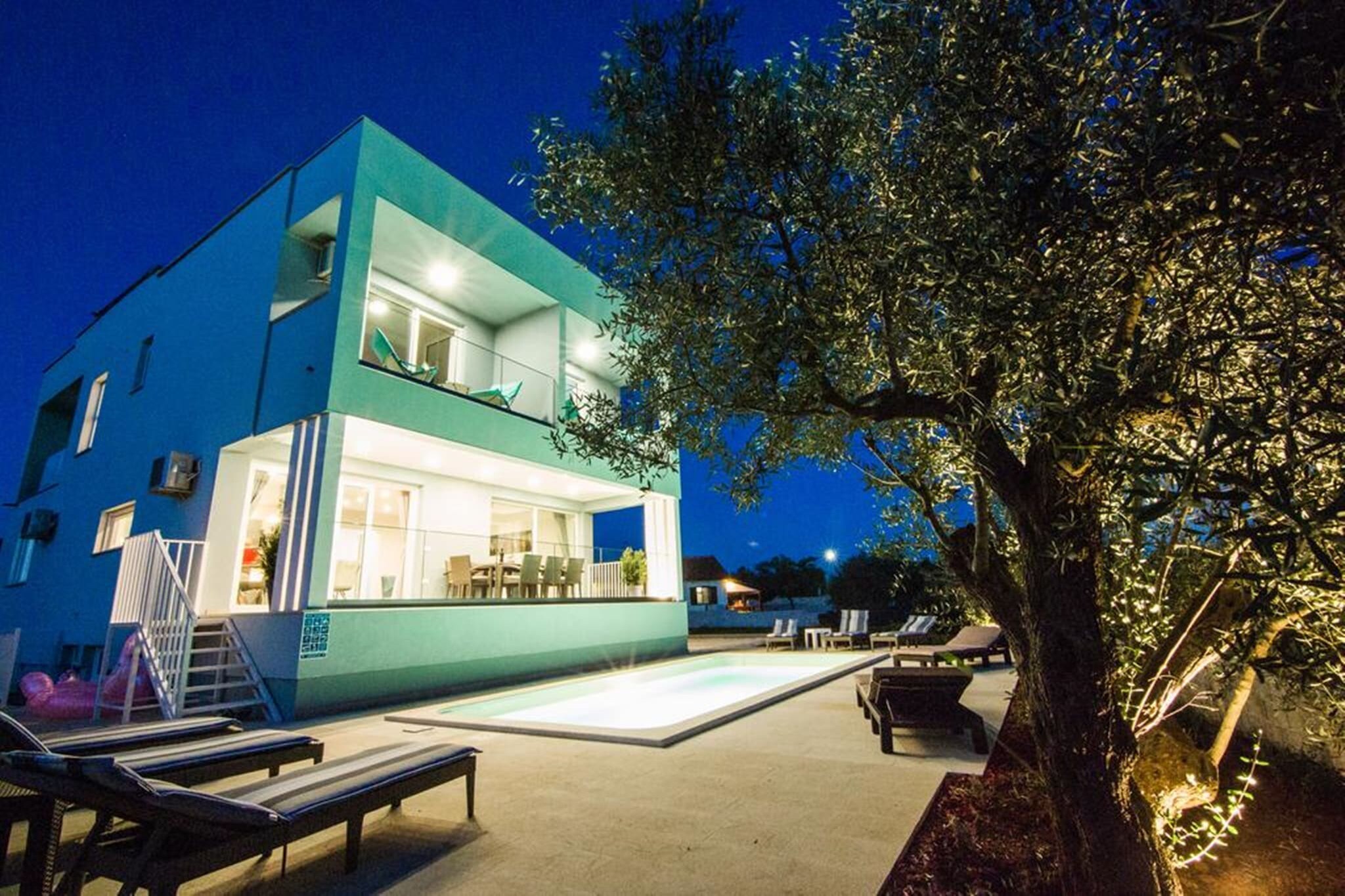 Villa with Pool and Sea View in Fazana - Horizont-Buitenlucht