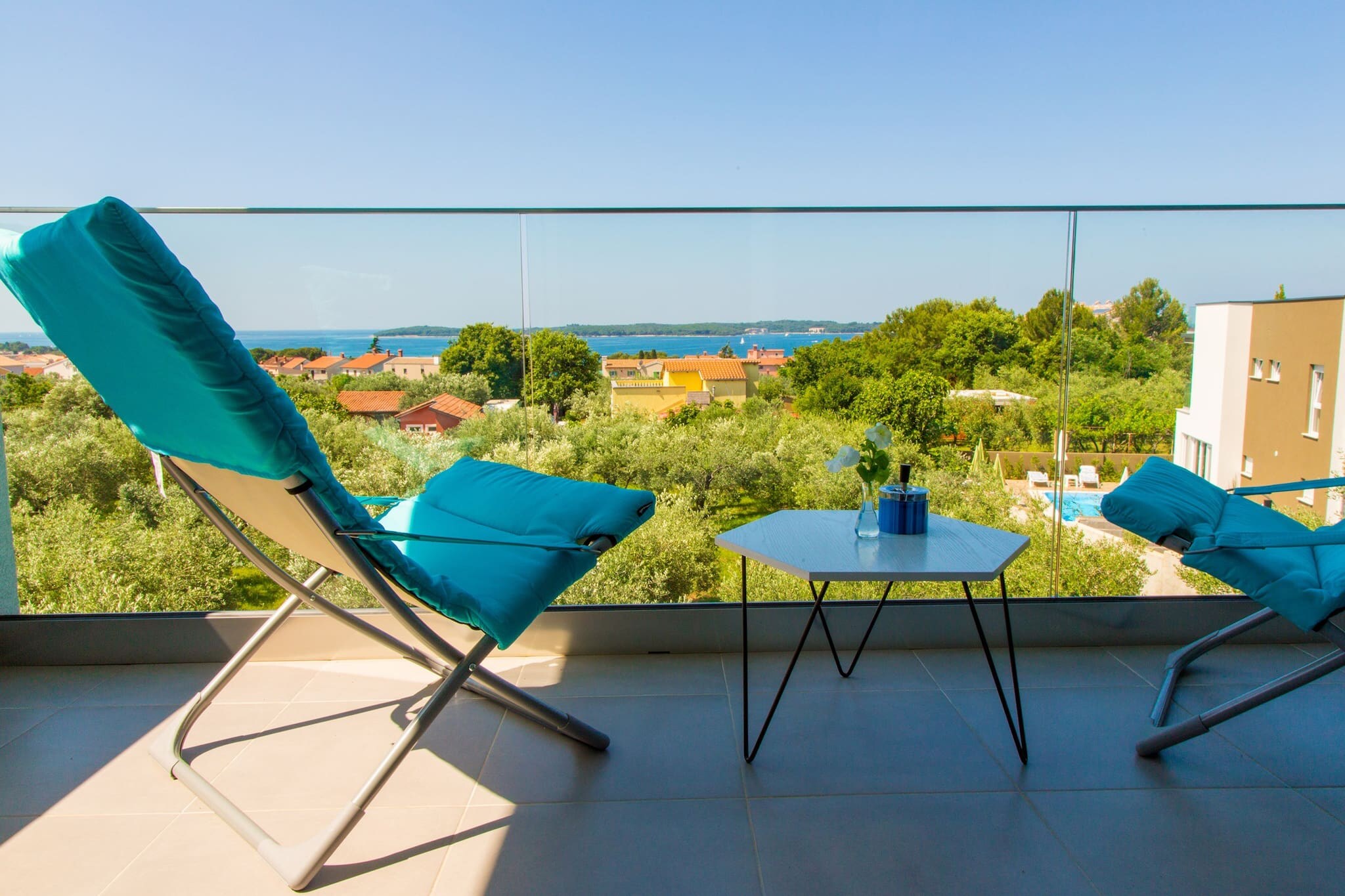 Villa with Pool and Sea View in Fazana - Horizont-Buitenlucht
