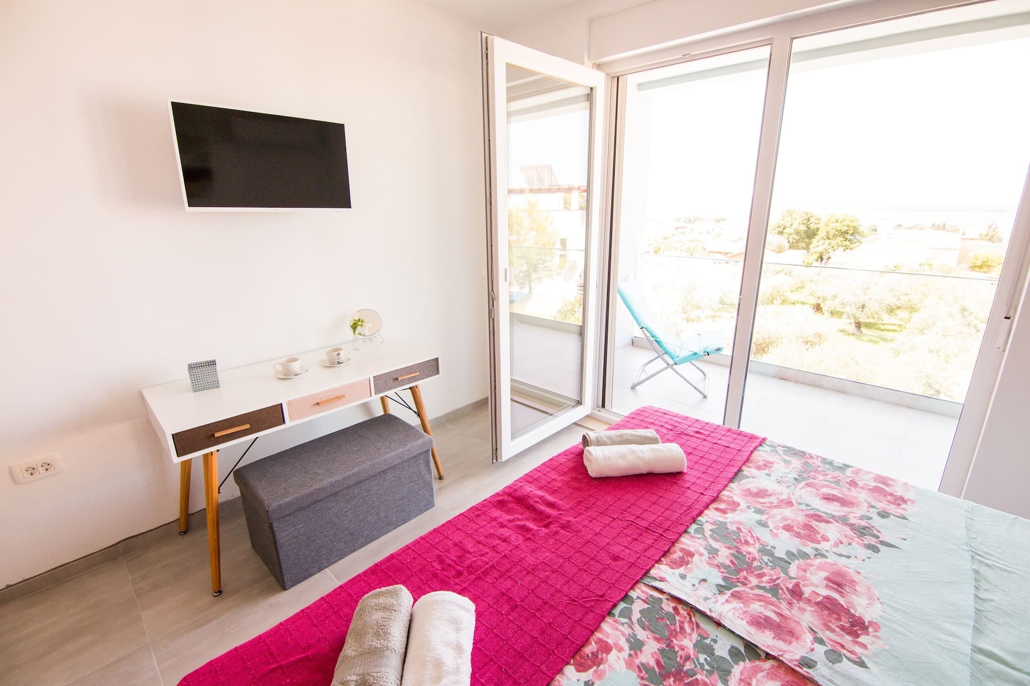 Villa with Pool and Sea View in Fazana - Horizont-Slaapkamer