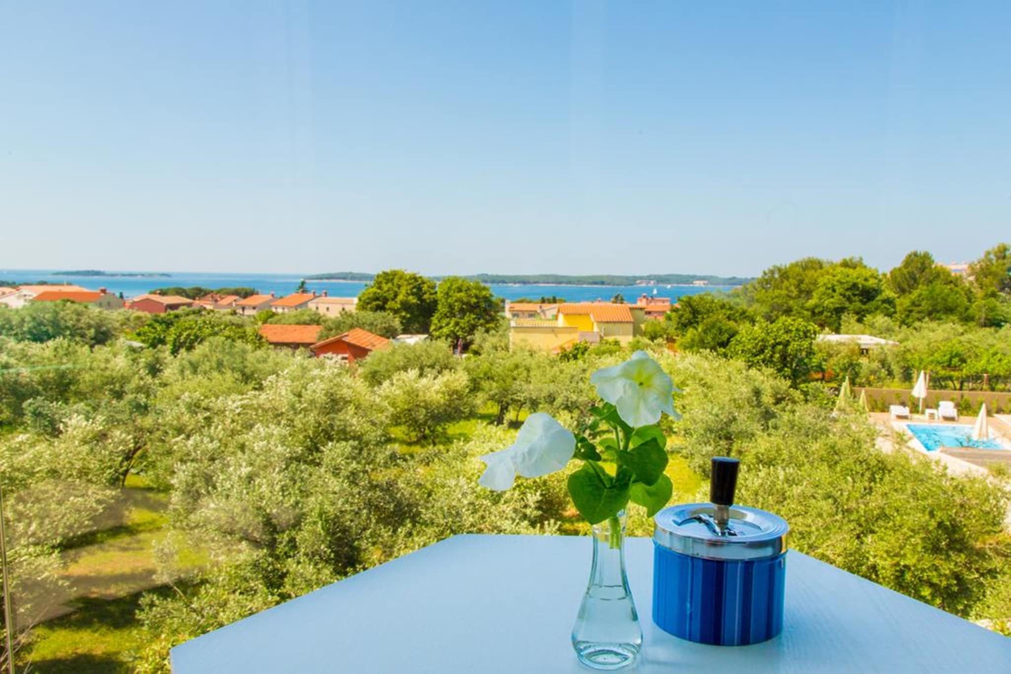 Villa with Pool and Sea View in Fazana - Horizont-Buitenlucht