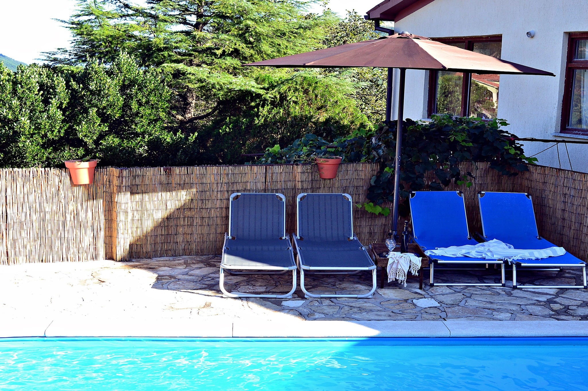 Apartment Ulika - Private Pool, Mountain View-Tuinen zomer