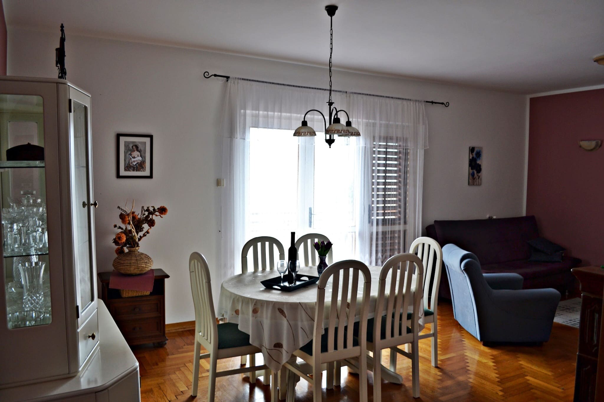 Apartment Ulika - Private Pool, Mountain View-Eetkamer