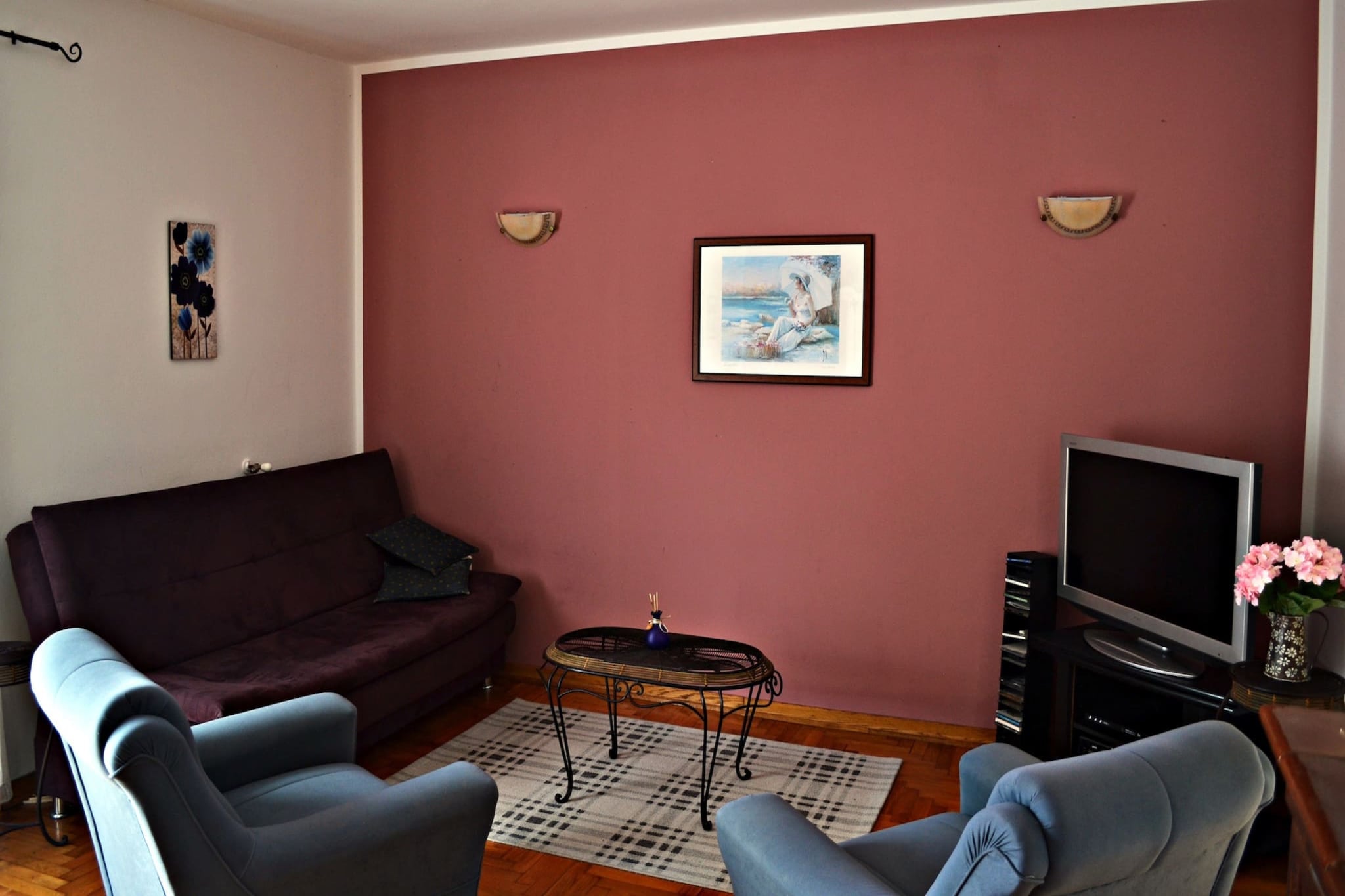 Apartment Ulika - Private Pool, Mountain View-Woonkamer