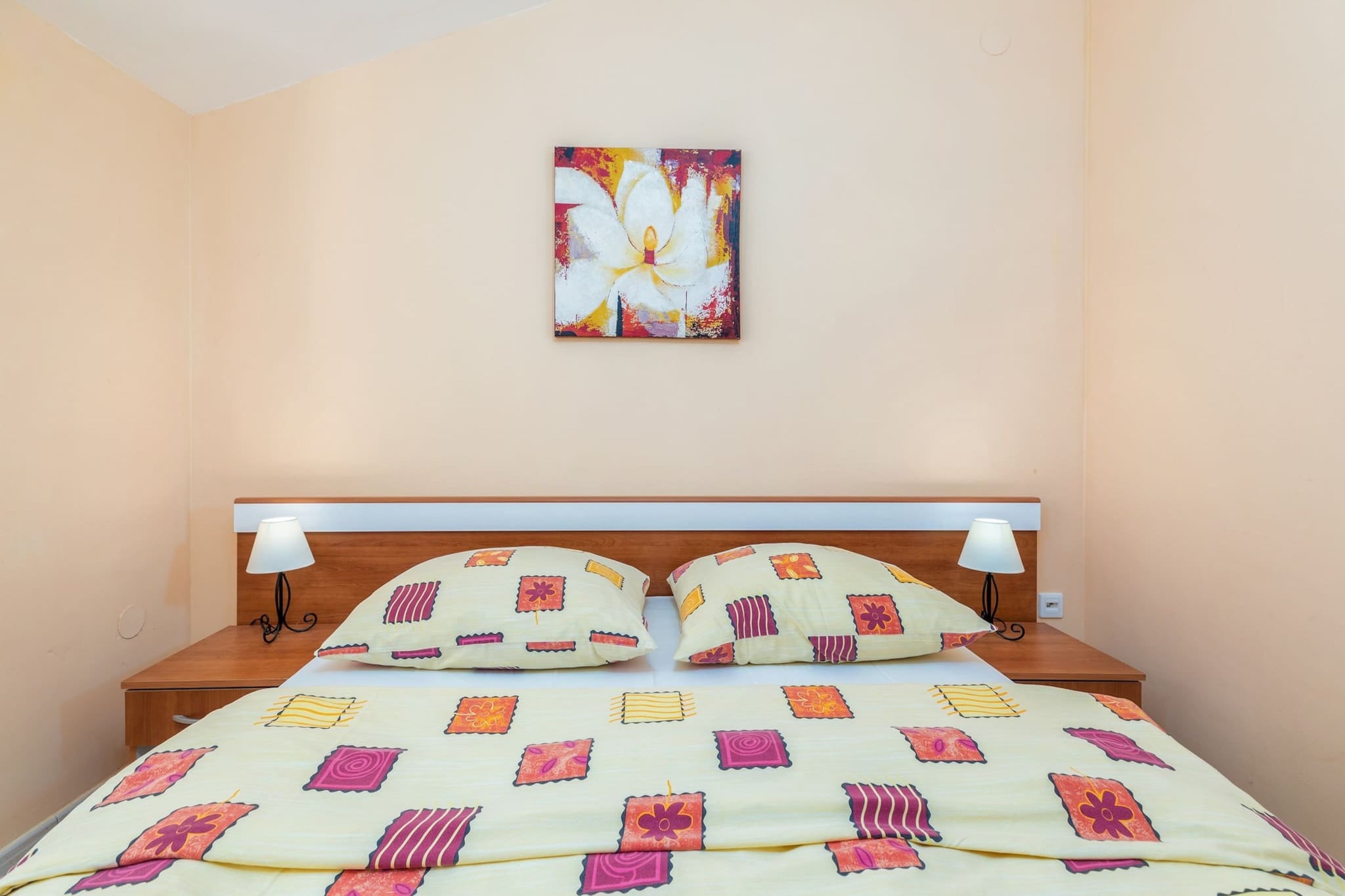 Apartment with Pool in Liznjan - Buneta-Slaapkamer