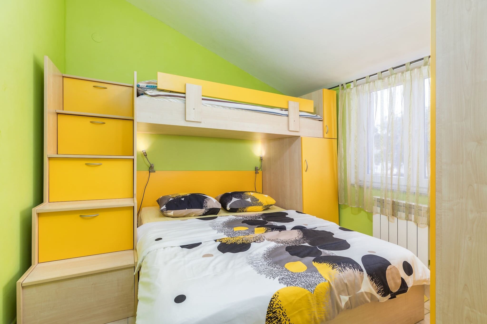 Apartment with Pool in Liznjan - Buneta-Slaapkamer