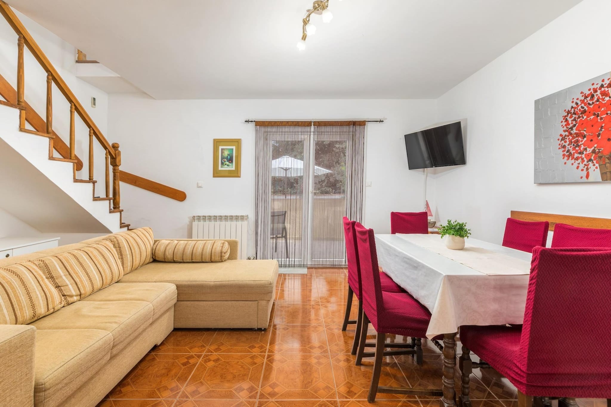 Apartment with Pool in Liznjan - Buneta - Woonkamer