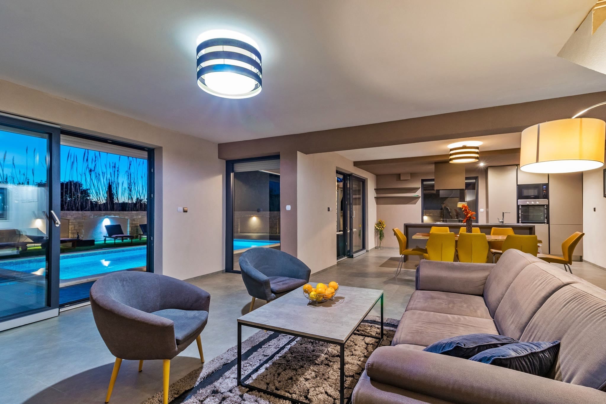 This spacious villa is the ideal retreat for families or groups, offering full privacy as it is fully fenced. Villa Nika features four bedrooms, accommodating up to 8 adults and 2 children. The bedrooms include two large double beds and two rooms with two single beds, which can be arranged as needed. The villa is well-equipped with modern amenities, including air conditioning in every bedroom, en-suite bathrooms, a separate toilet, a fully equipped kitchen, a washing machine, and a BBQ grill. Outside, guests can enjoy the private swimming pool surrounded by beach chairs and an outdoor shower, with the option to heat the pool for an additional fee.

Located in Stinjan, a suburb of Pula, the villa is within easy reach of beautiful beaches such as Hidrobaza (1.8 km), Lost Beach, and Puntizela, all renowned for their crystal-clear waters. Stinjan offers a range of restaurants, with Grill Bar Campo highly recommended for its delicious meat dishes. For those interested in history, Pula is home to several ancient Roman monuments, including the famous Amphitheater, Temple of Augustus, and the Triumphal Arch of Sergius. The nearby Fort Punta Christo, with its lighthouse and suspended bridge, is another must-visit attraction. Guests can also take a boat trip to the National Park Brijuni from FaÅ¾ana, just 6 km away.

The villa's outdoor space includes a lovely terrace with a dining area and a private pool, making it perfect for relaxation or entertaining. Wi-Fi, heating, air conditioning, and on-site parking are provided free of charge, and pets are welcome with prior notice and an additional fee. A refundable damage deposit is required upon check-in.