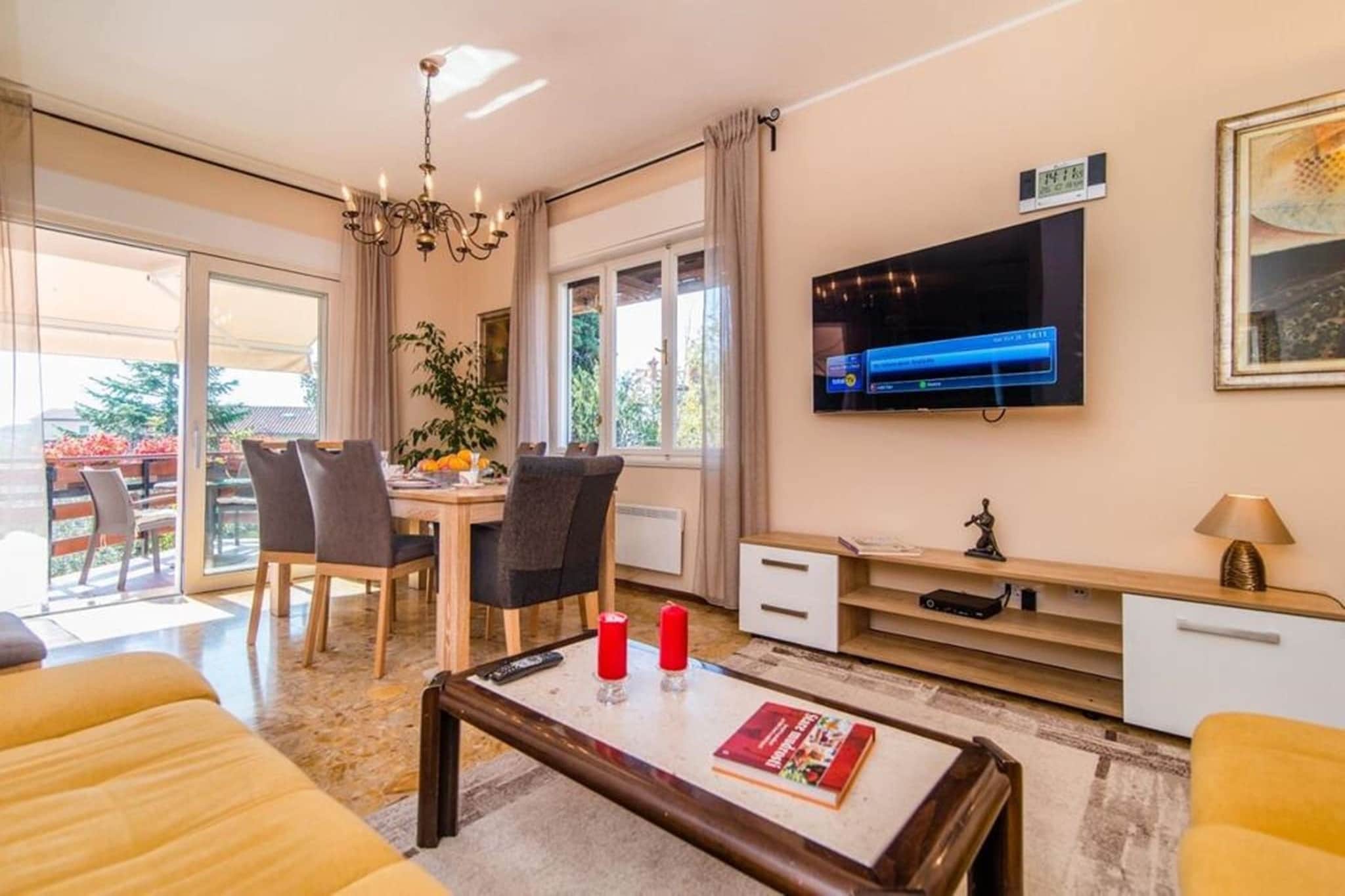 Villa Amalija - Apartment Amy with Sea View-Woonkamer