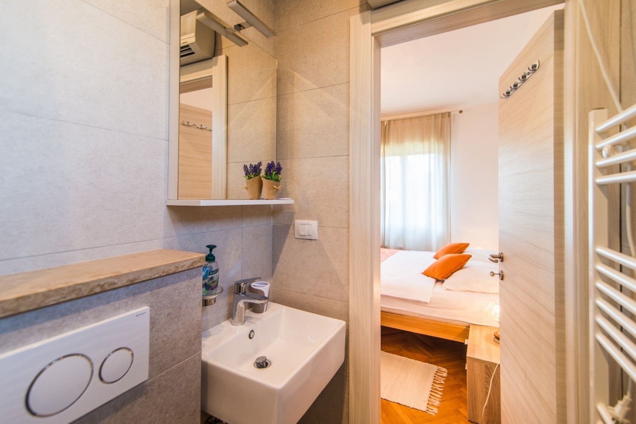 Villa Amalija - Apartment Amy with Sea View-Badkamer