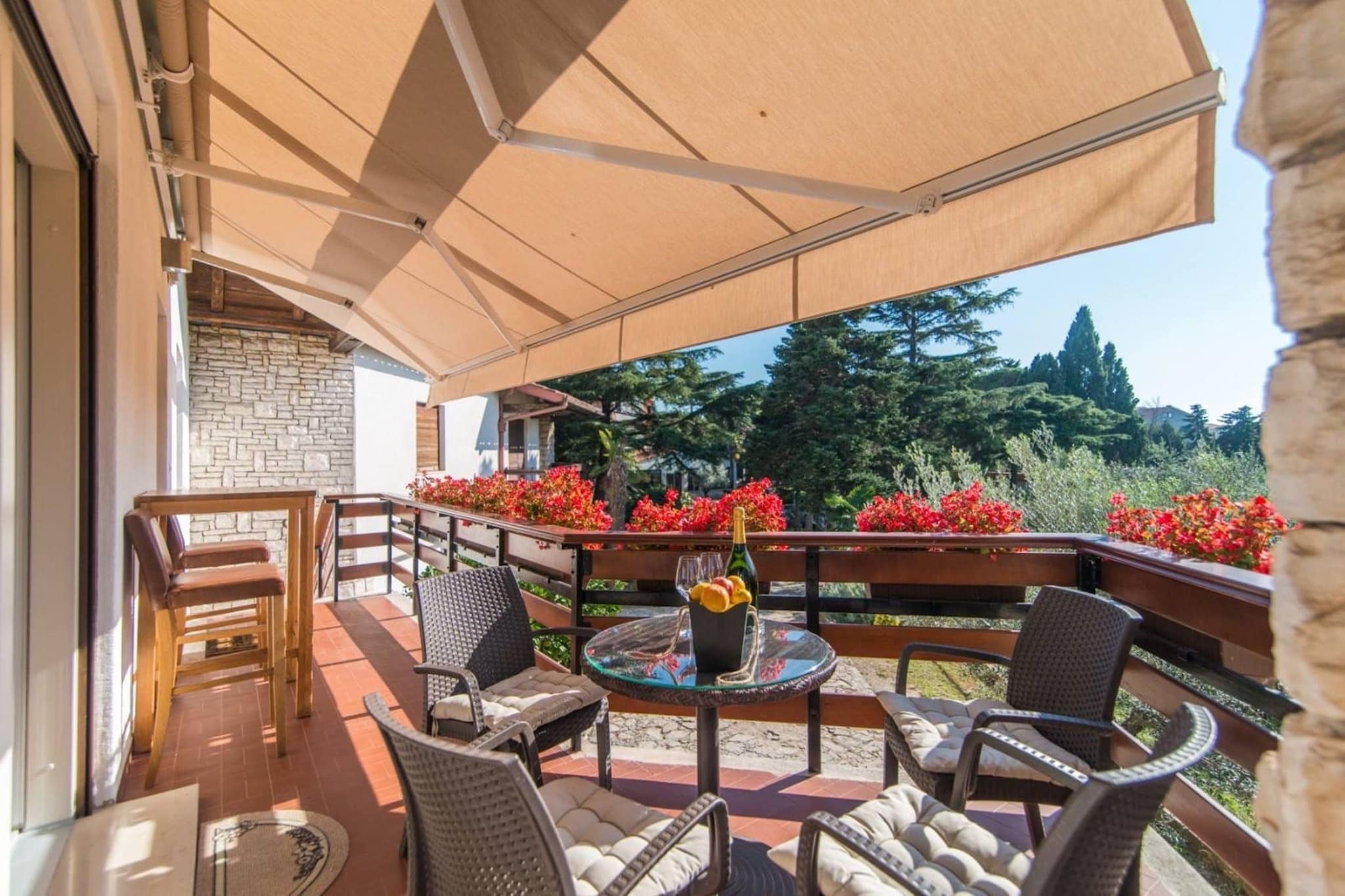 Villa Amalija - Apartment Amy with Sea View-Terrasbalkon