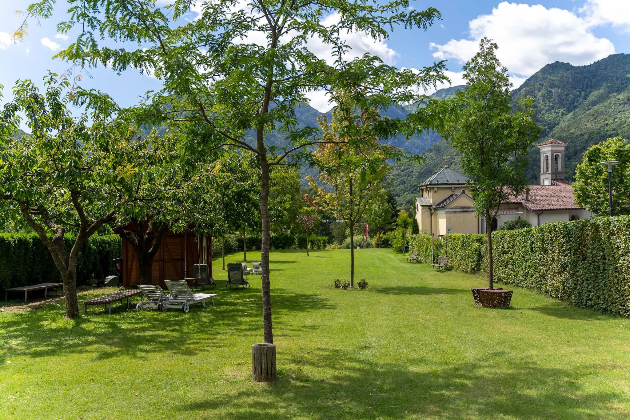 Pieve-Gärten Sommer