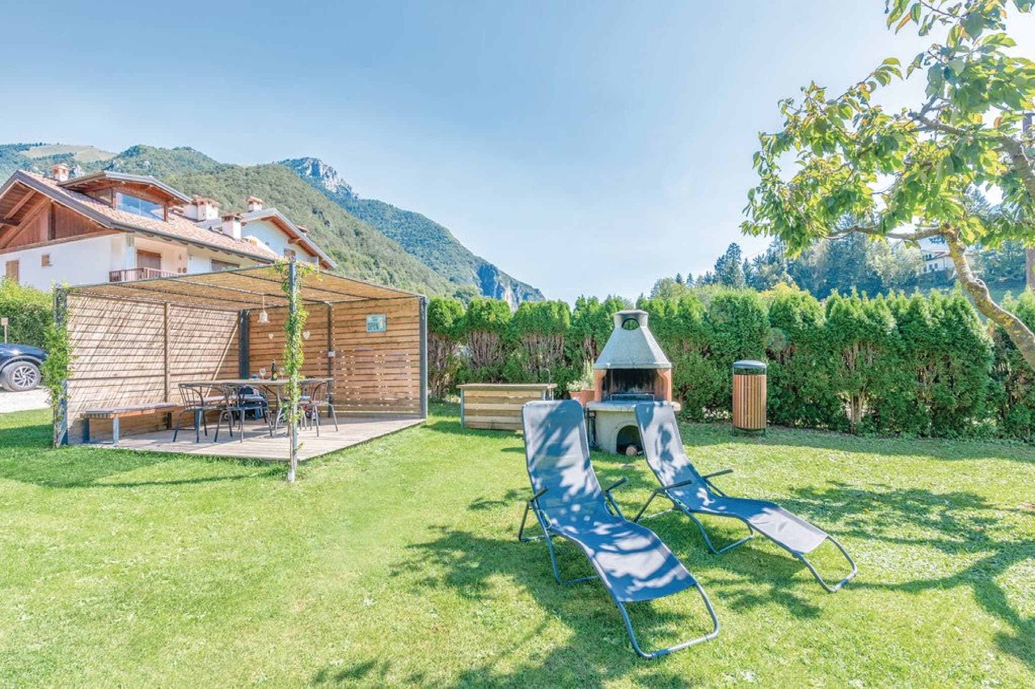 Pieve-Gärten Sommer