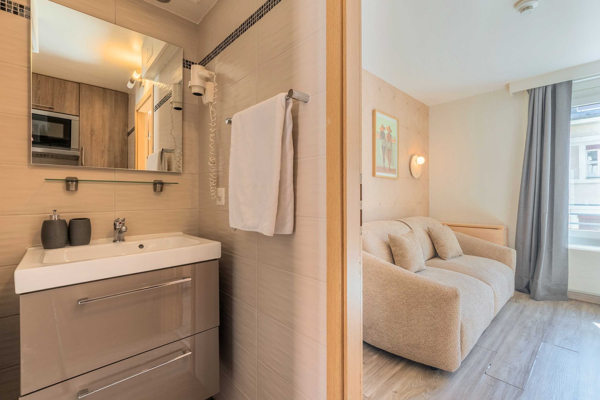 Cosy and modern flat - AC- 1BR-4P- Geneva