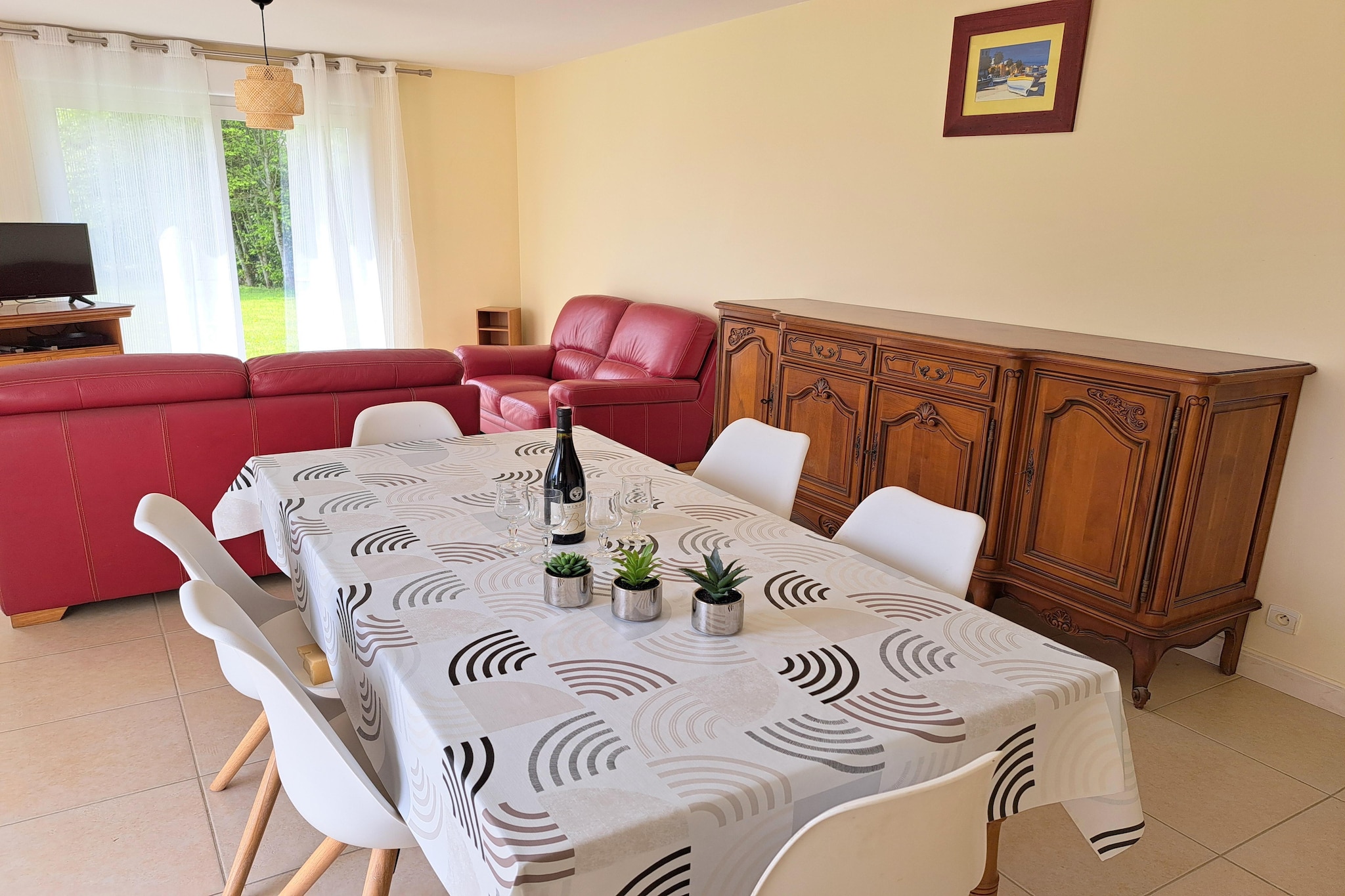 Maison de vacances Hanvec-Eetkamer