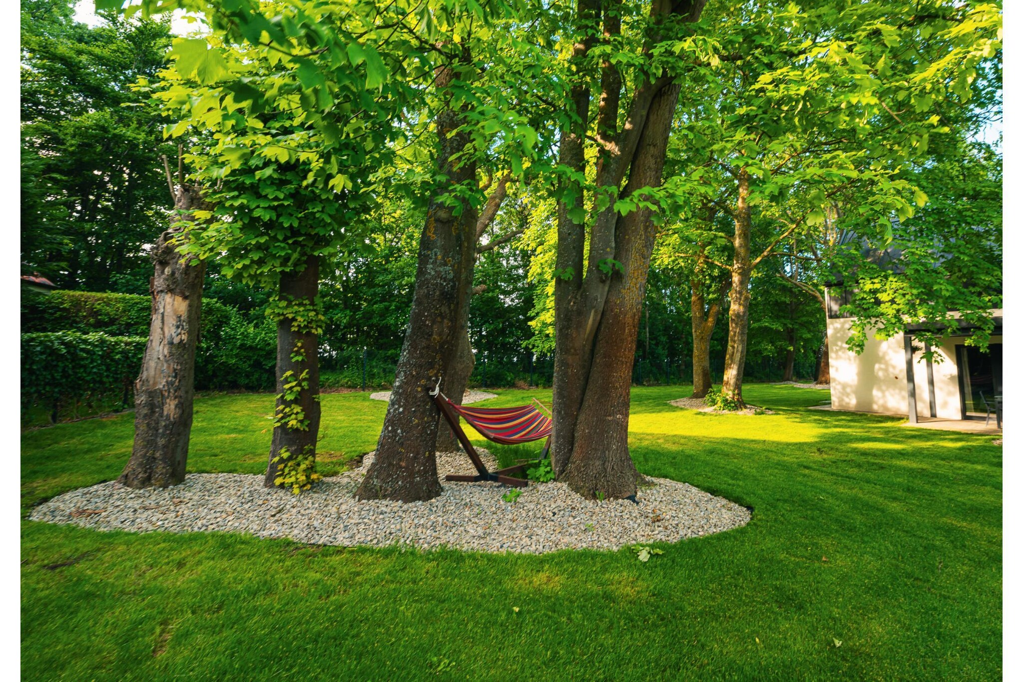 Villa Hoff Ferienhäuser Domek 5 Pers-Tuinen zomer