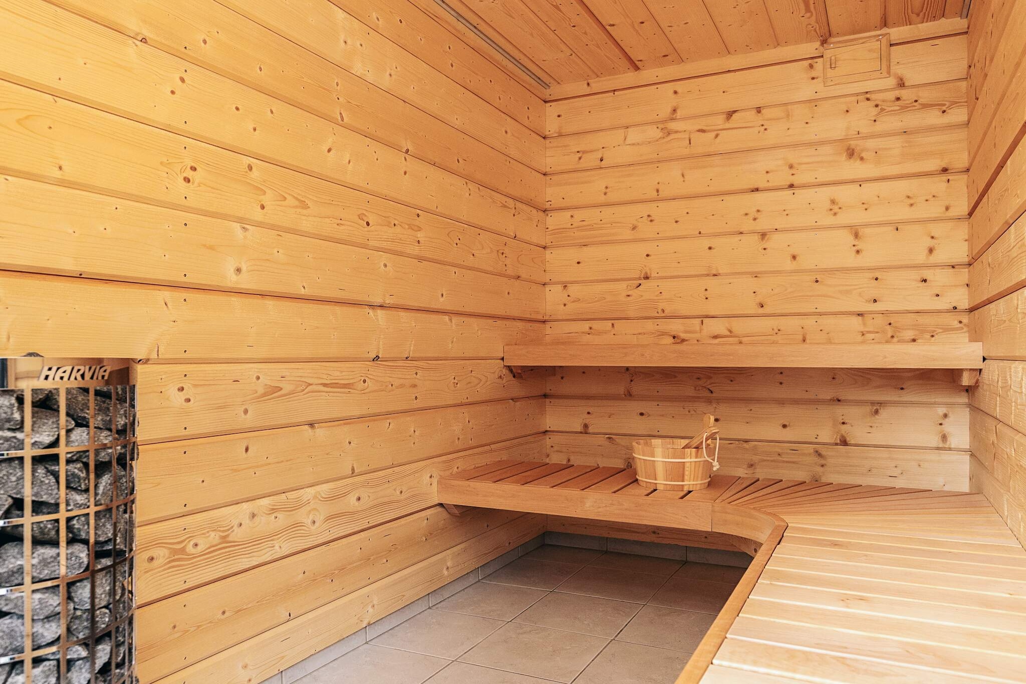 5 Sterne Ferienhaus in Hadsund-Sauna