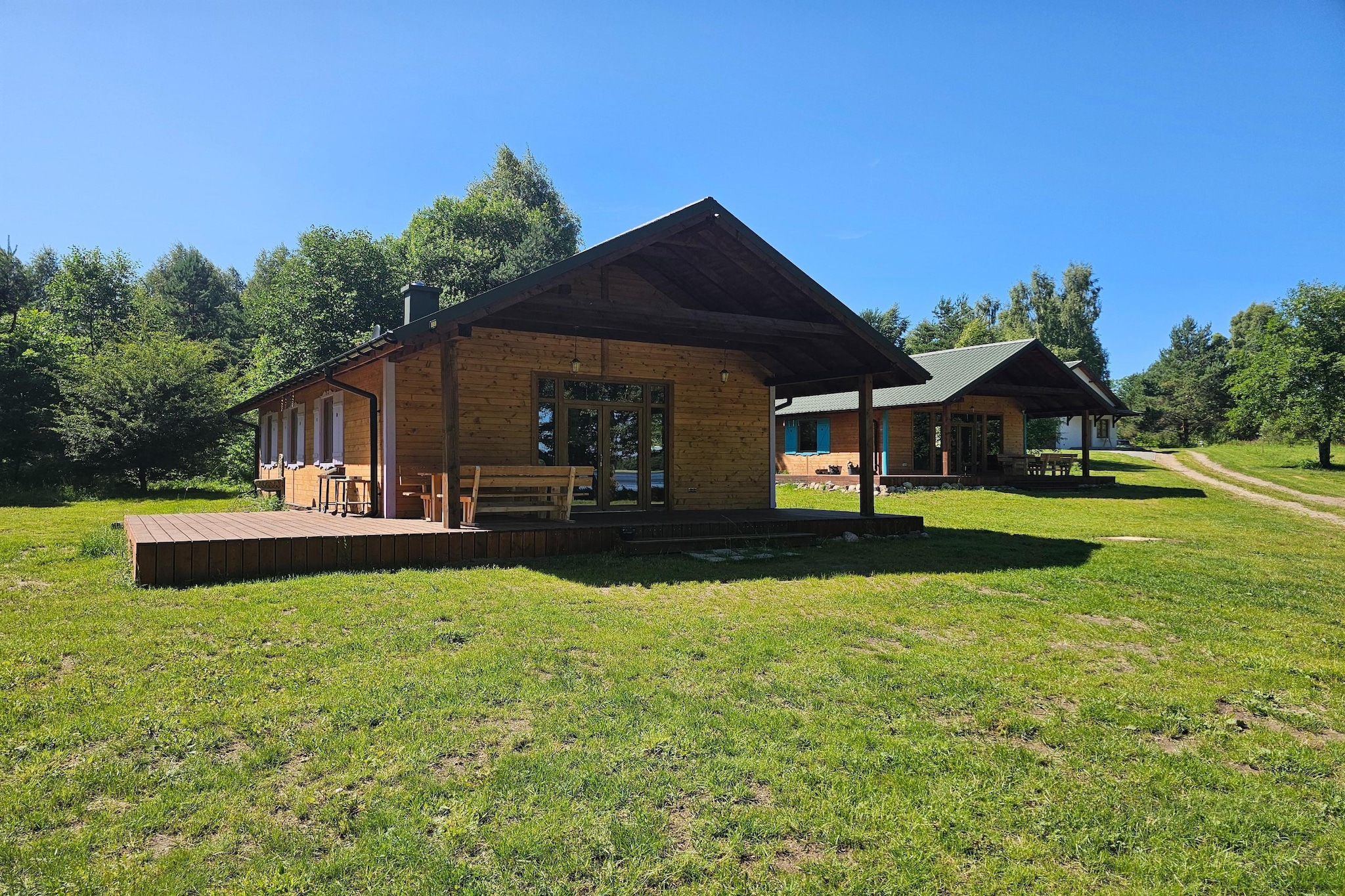 Domek wakacyjny LAWENDA dla max 6 osób Grąbczyn - Extérieur été