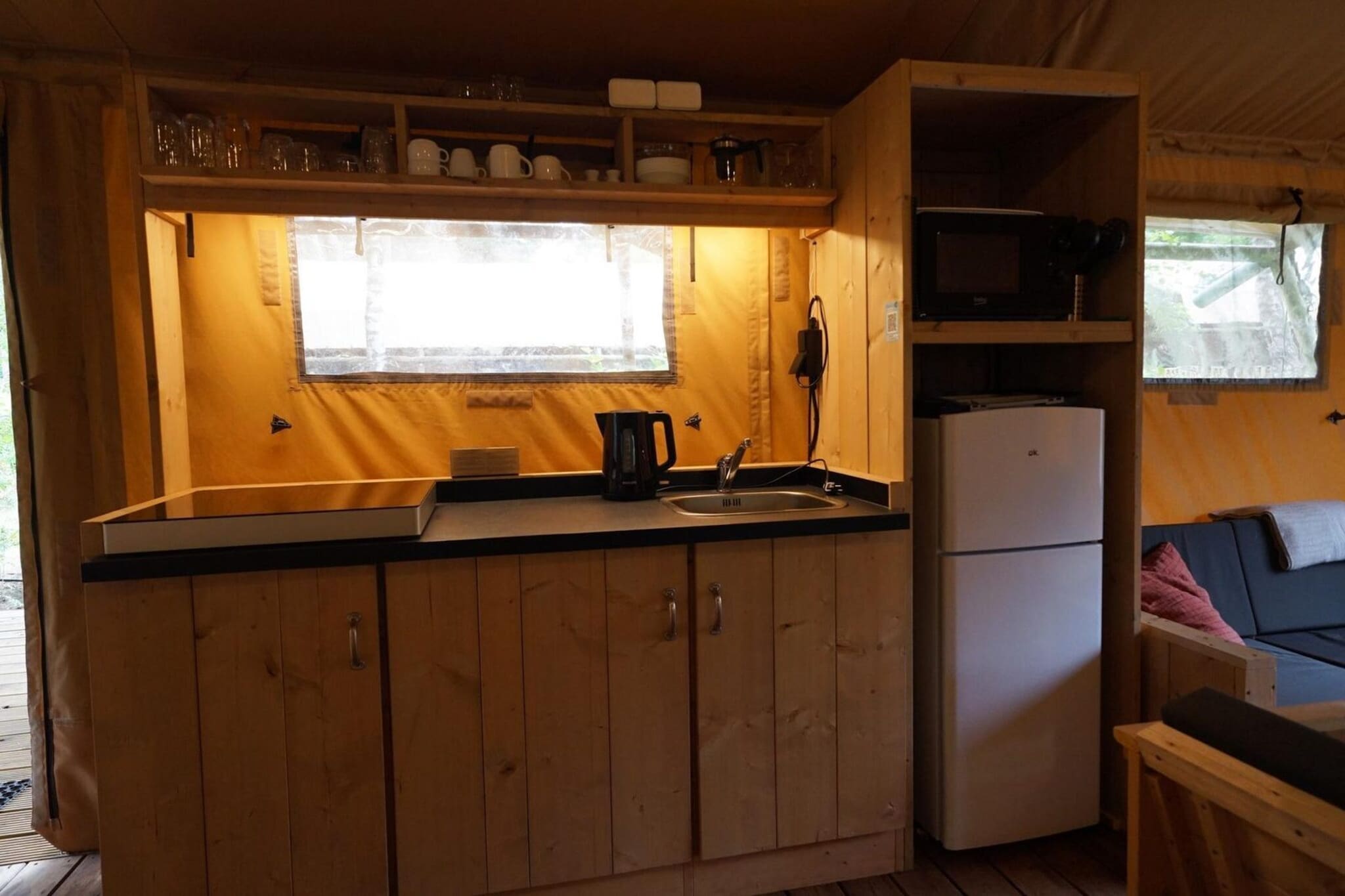Lodgetent 4 - Keuken