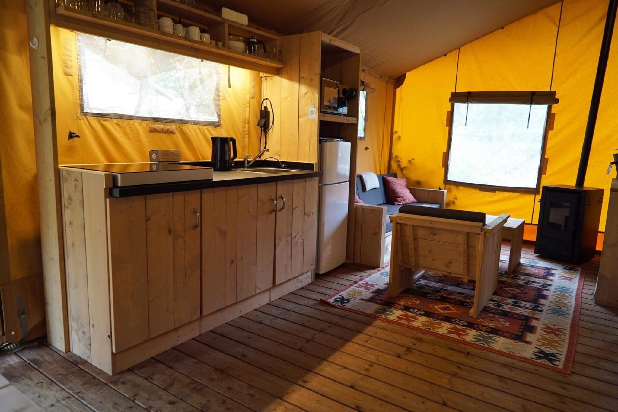 Lodgetent 4 - Keuken