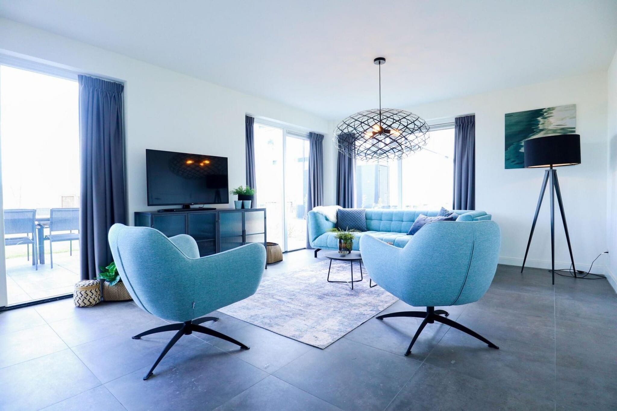 Villa Meerzicht 10 - Wohnzimmer