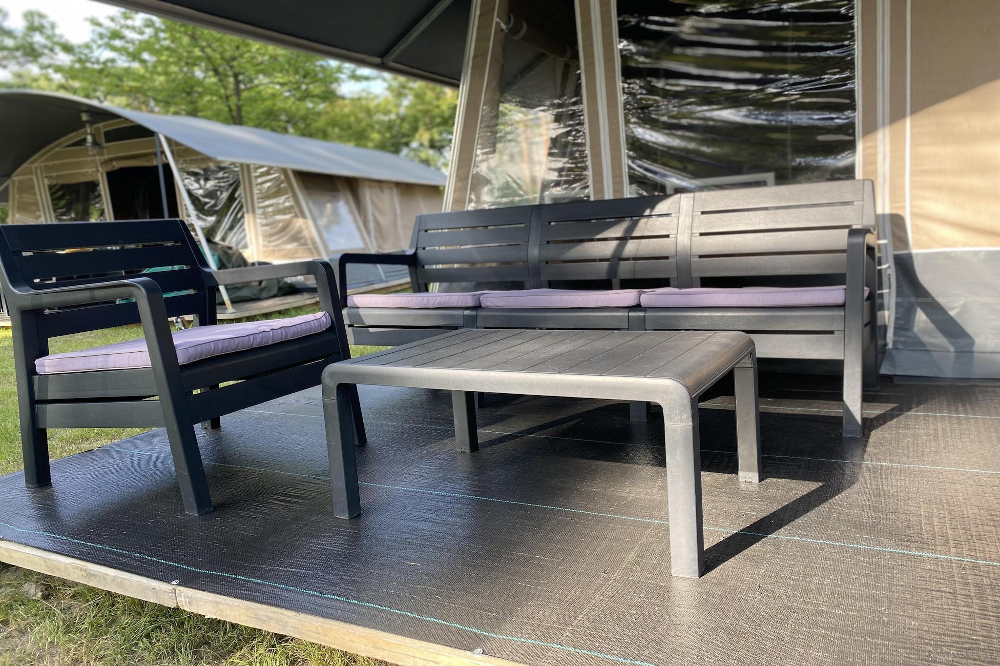 Safari tent 5 - Terrasbalkon