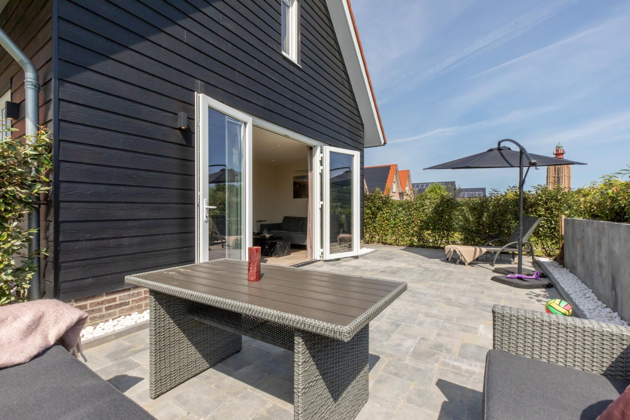 Huisje huren in Zeeland  De Strandloper Westkapelle - Charley Tooropstraat 1a  Strand & Natuur-Terrasbalkon