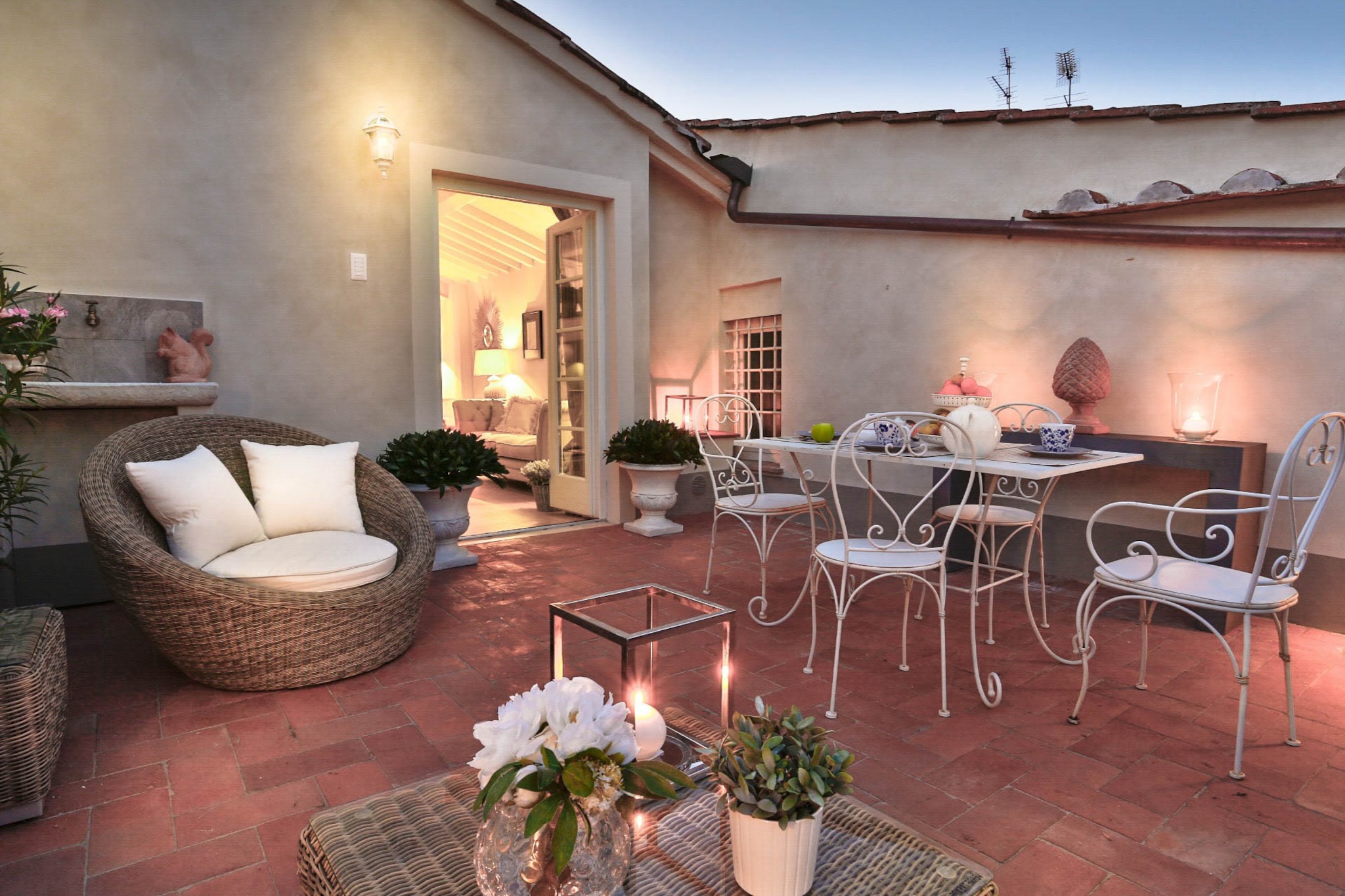 Casa Laura, a Terrace above Lucca-Terrasse