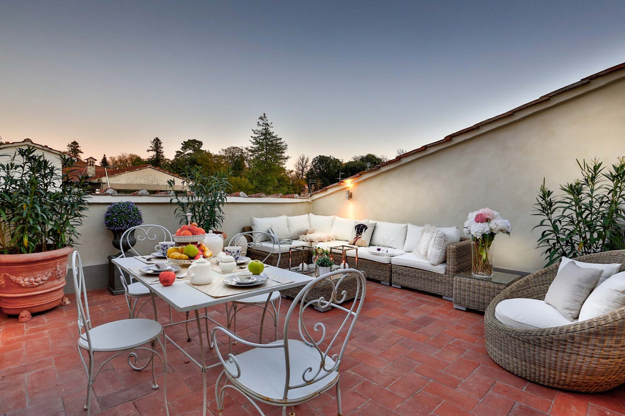 Casa Laura, a Terrace above Lucca-Terrasse
