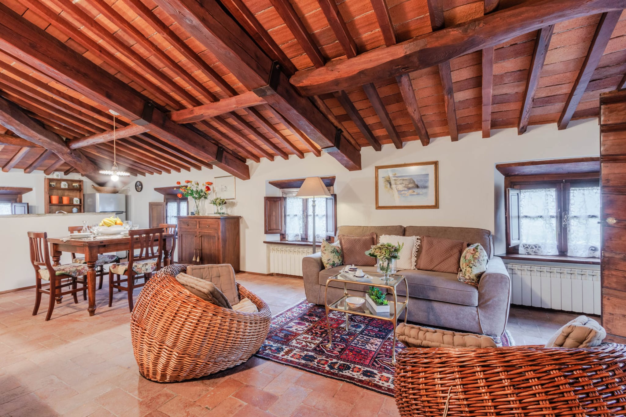 Bicocche Stone Farmhouse-Woonkamer