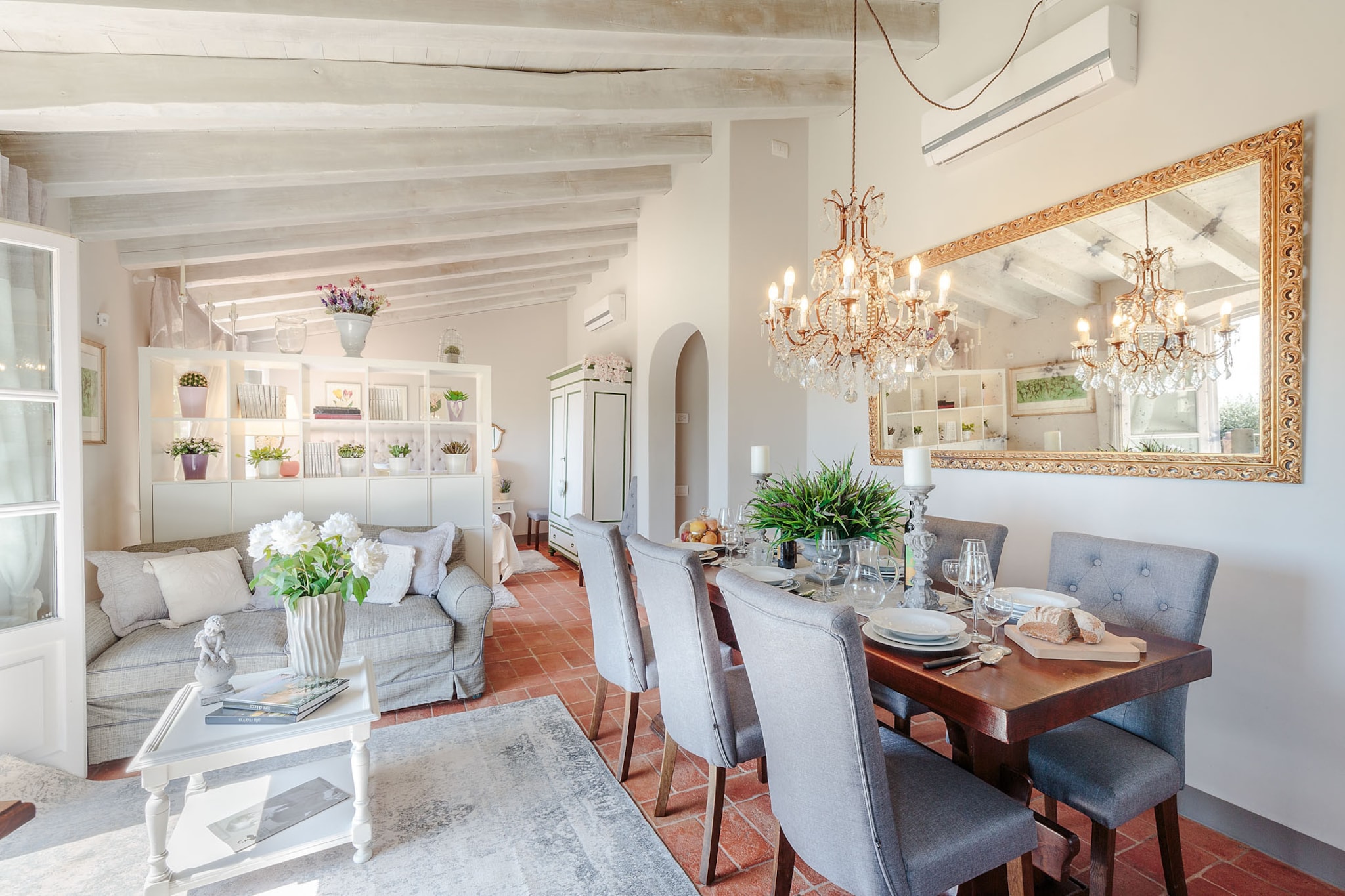 La Macina Farmhouse-Living room