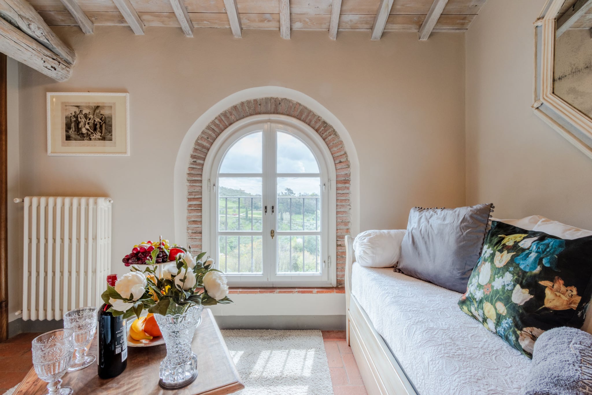 La Macina Farmhouse-Living room