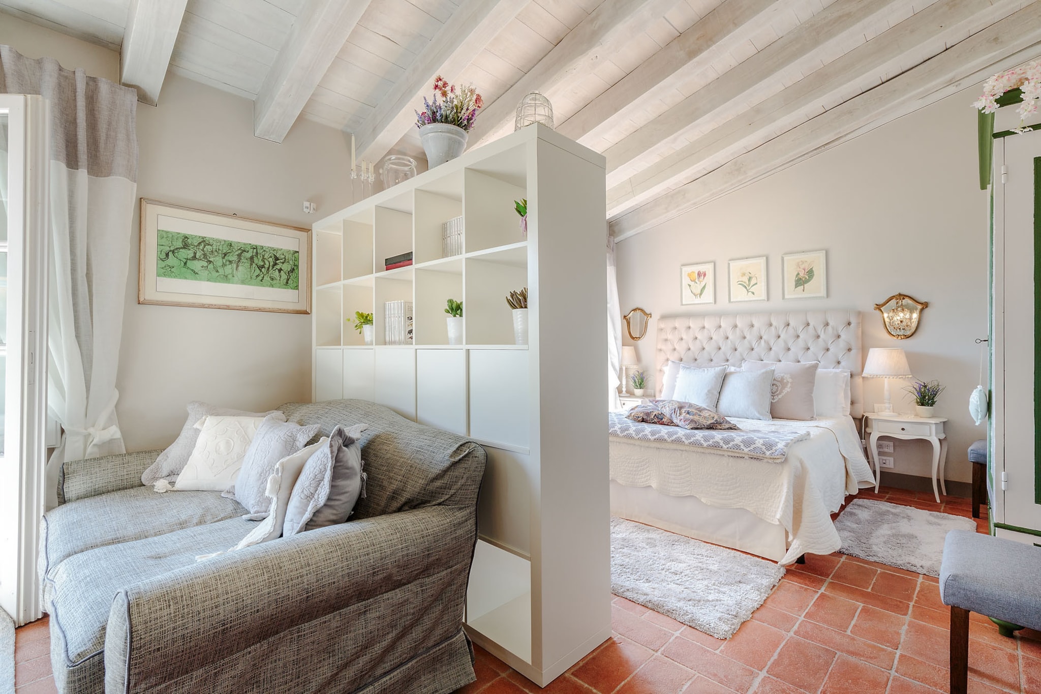 La Macina Farmhouse-Living room