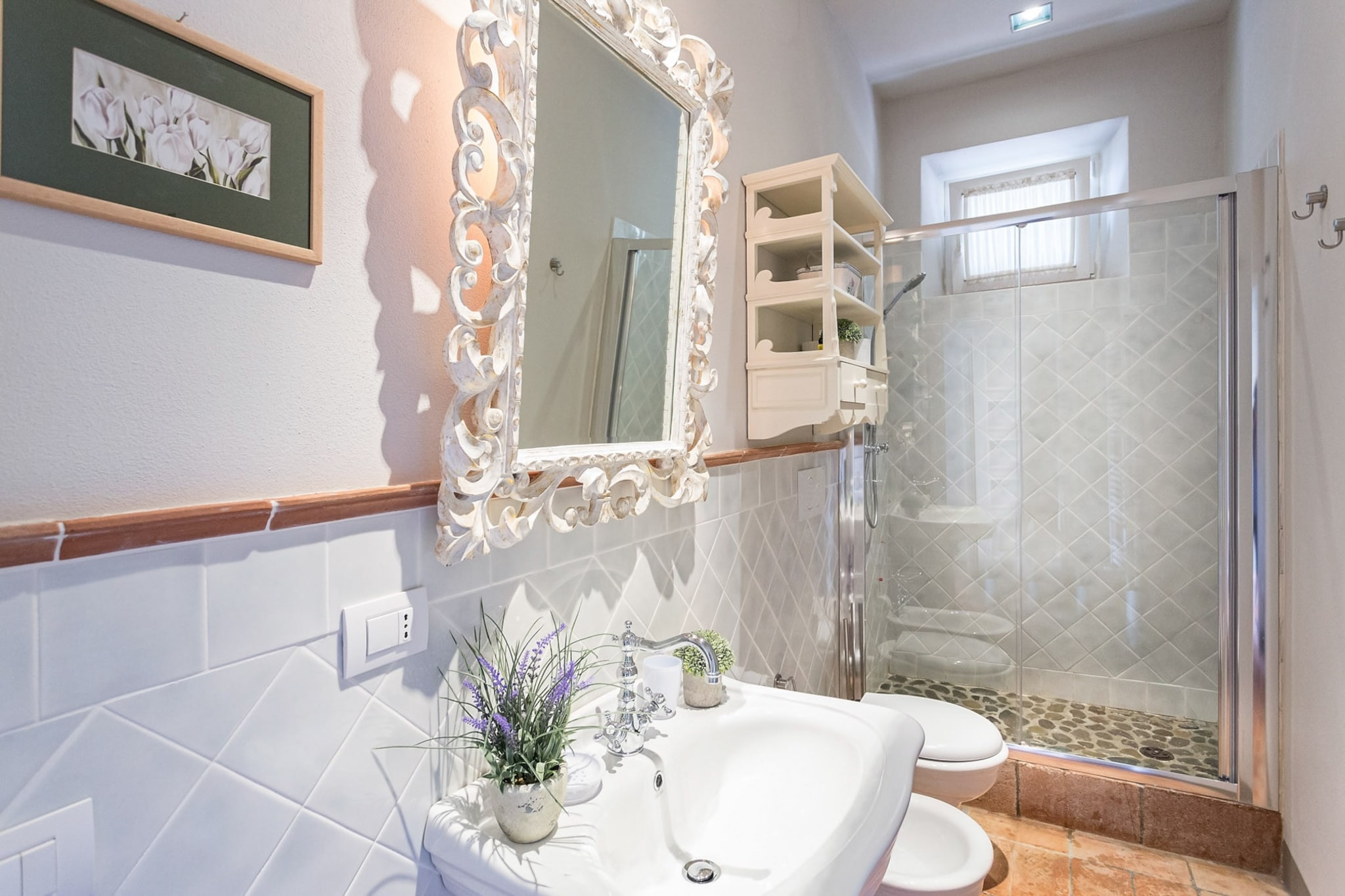 La Macina Farmhouse-Bathroom
