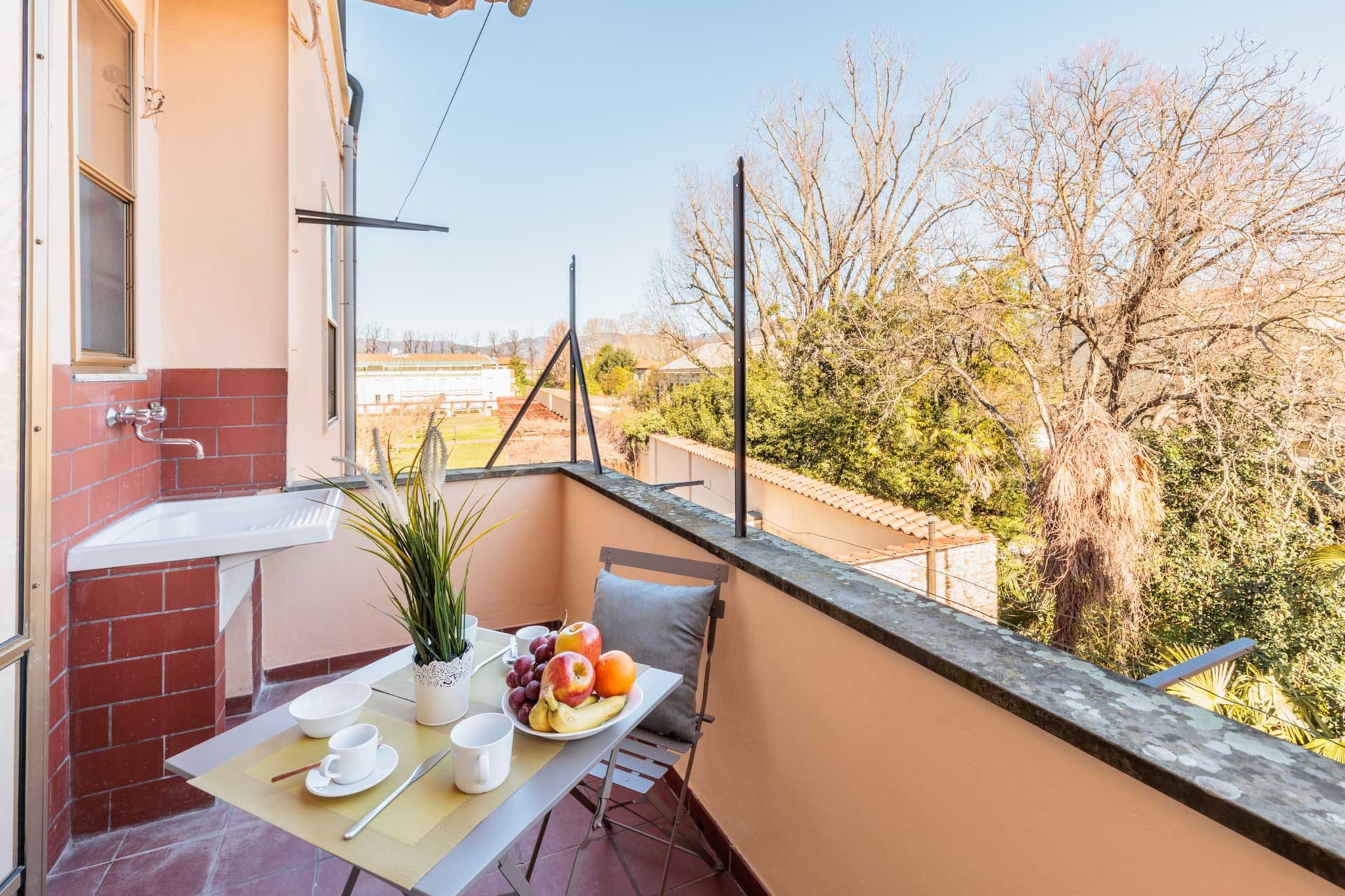 La Casa in Centro-Terrasbalkon