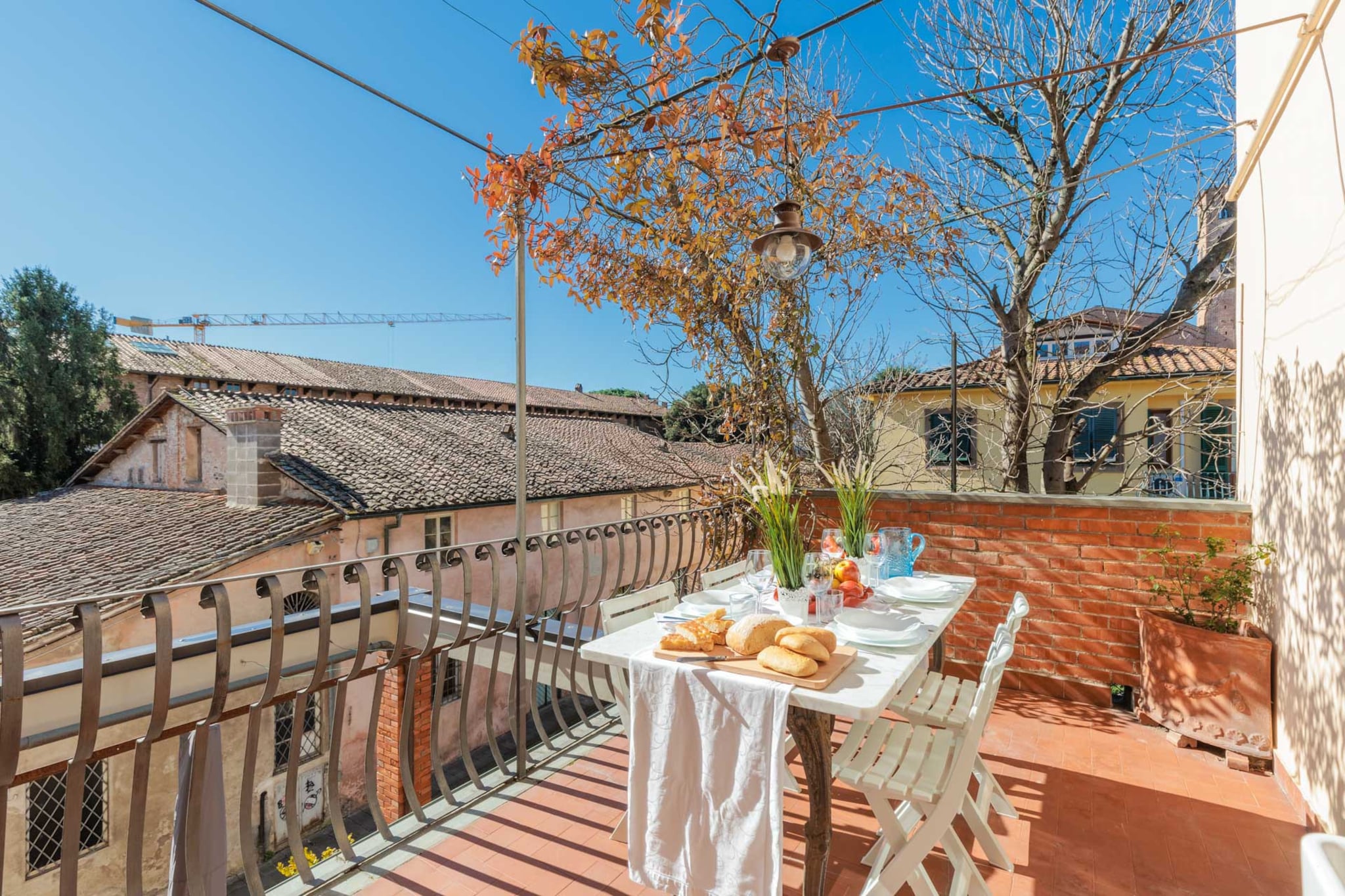 La Casa in Centro-Terrasbalkon