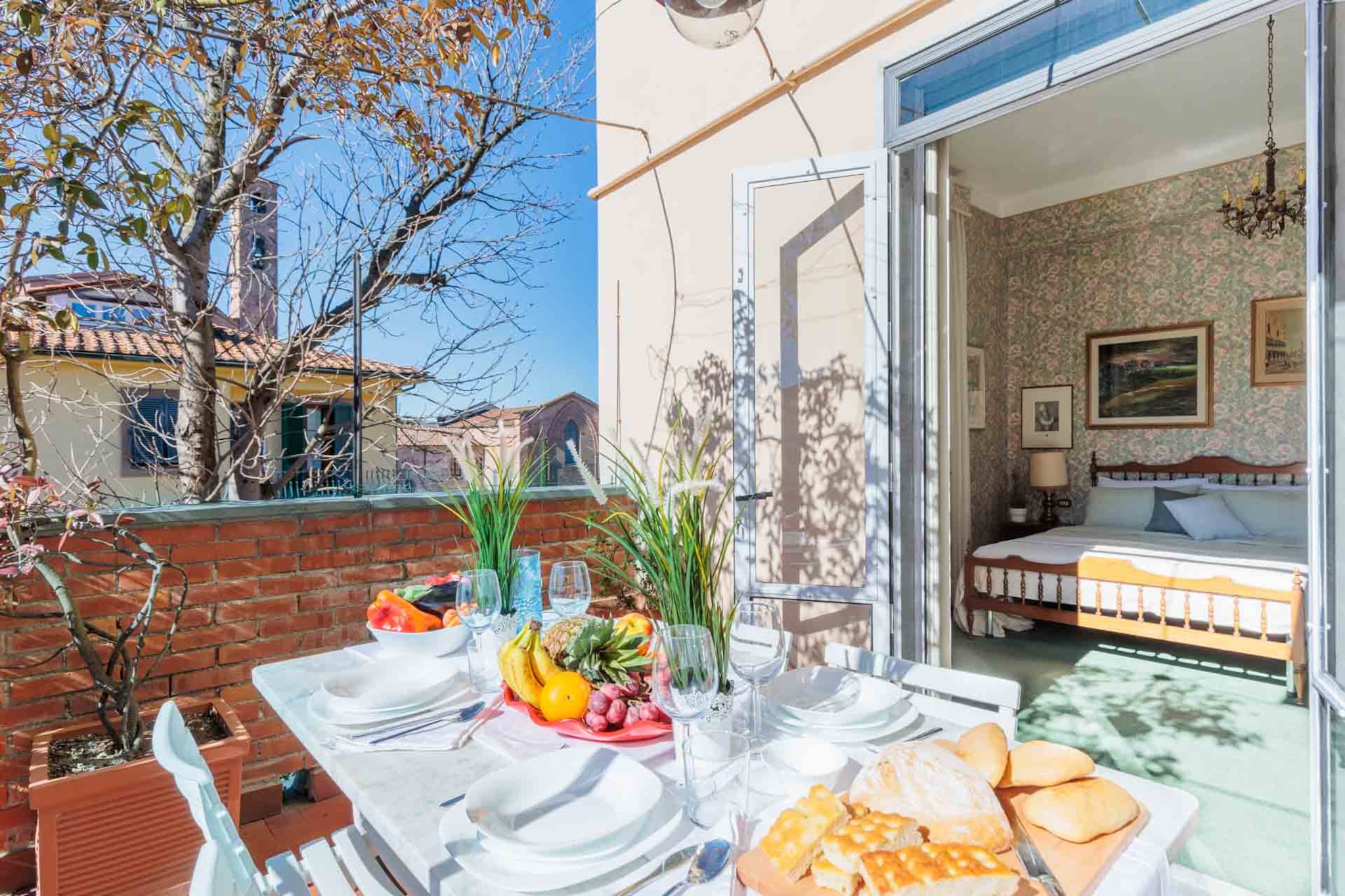 La Casa in Centro-Terrasbalkon