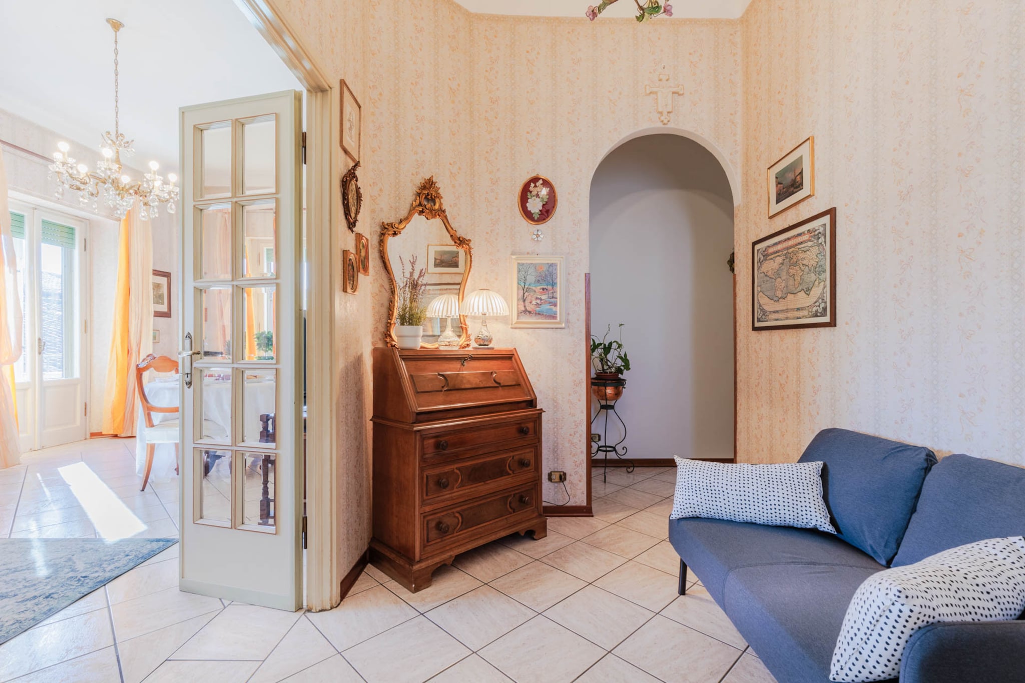 La Casa in Centro-Woonkamer