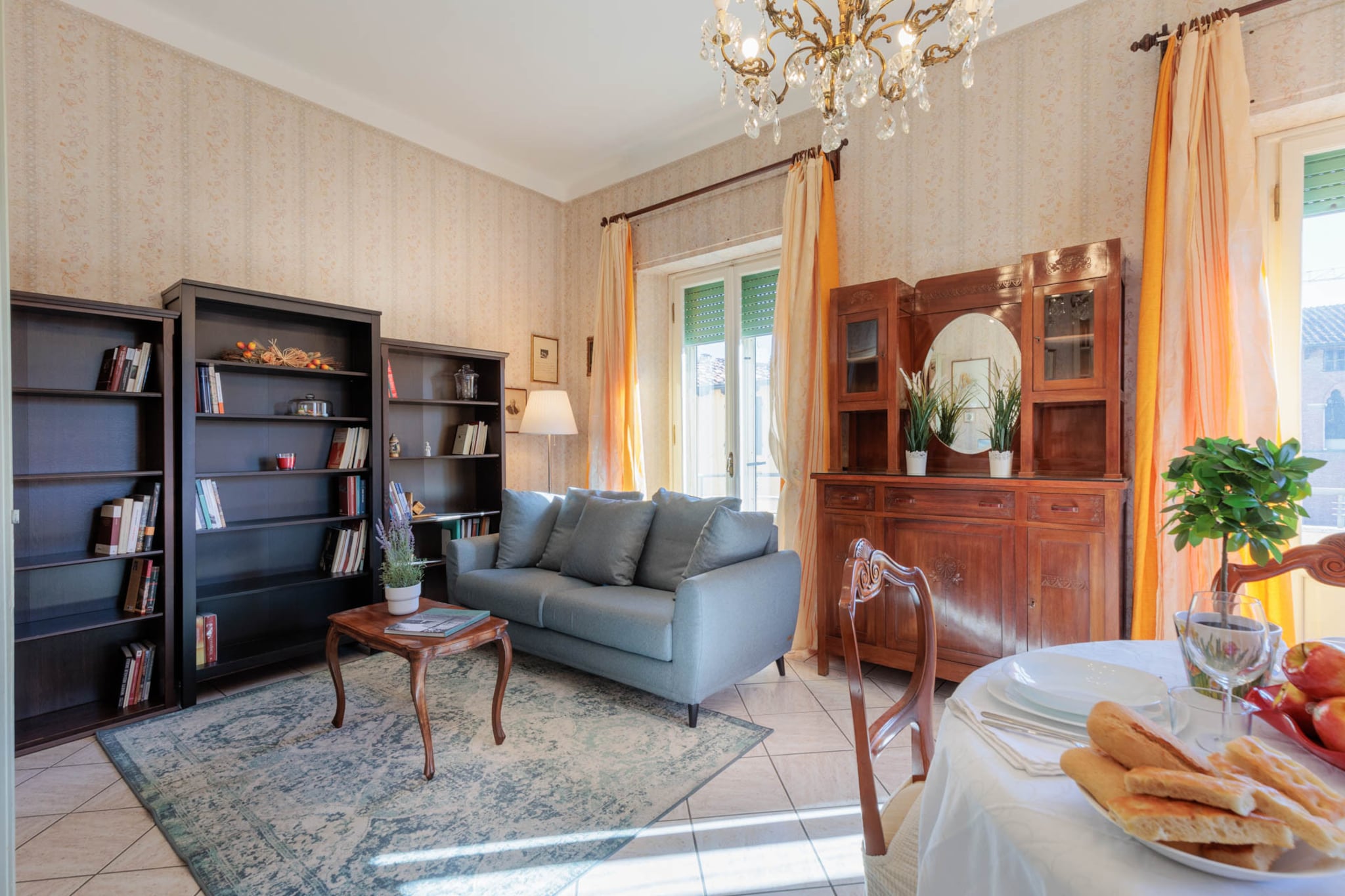 La Casa in Centro-Woonkamer