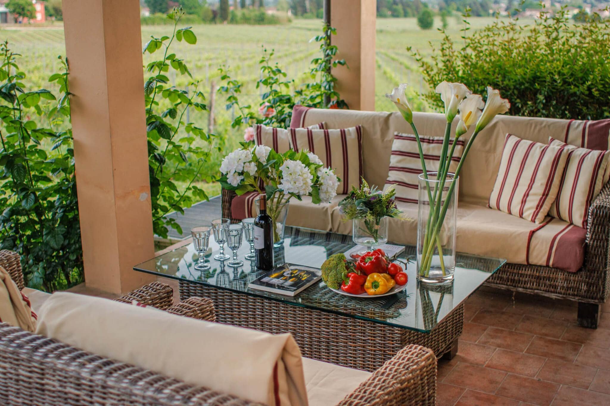 Cicale Farmhouse, 3 bedrooms Farmhouse with Pool - Terrasbalkon