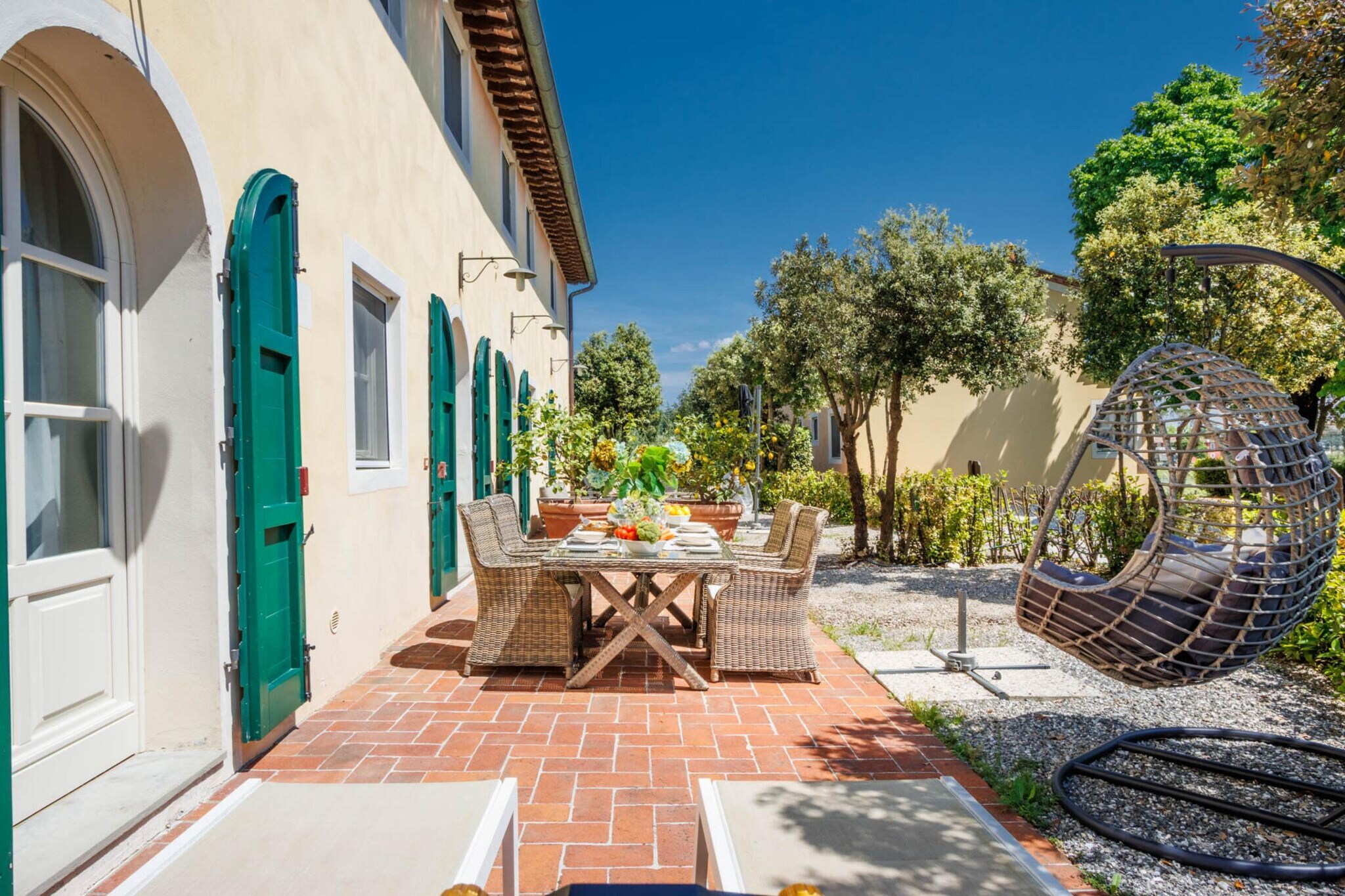 Elisa Farmhouse Apartment in Wine Resort - Terrasbalkon