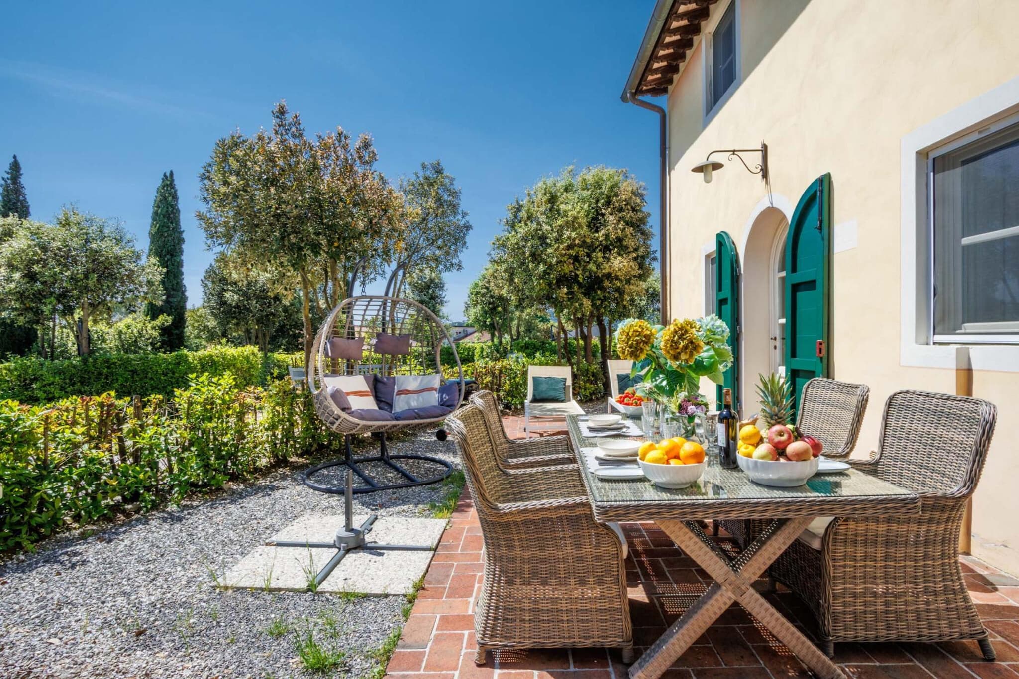 Elisa Farmhouse Apartment in Wine Resort - Terrasbalkon