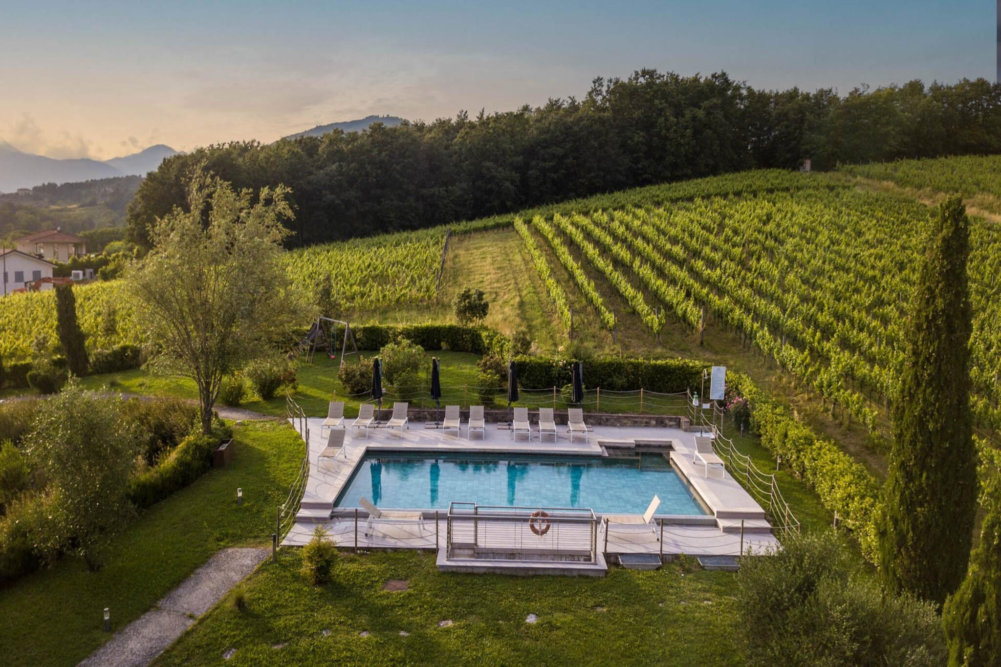 Elisa Farmhouse Apartment in Wine Resort - Zwembad