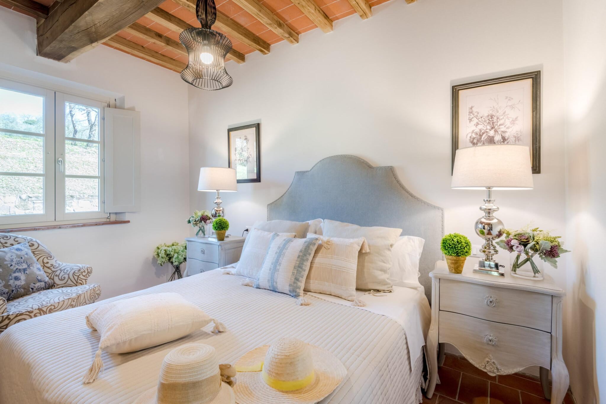 Casa Pinocchio at Borghetto Farmhouse - Slaapkamer
