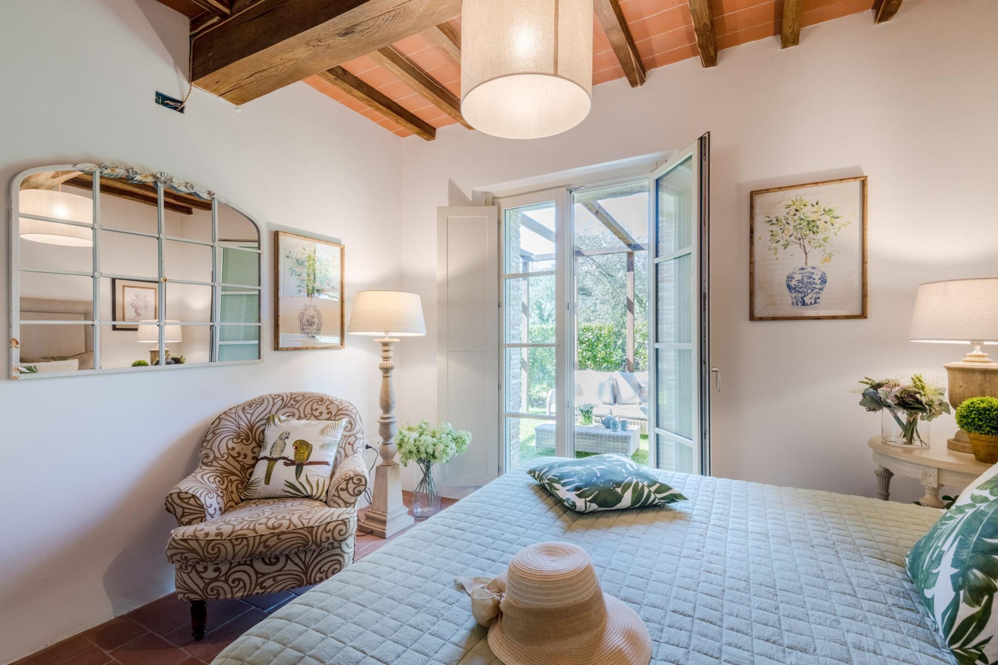Casa Pinocchio at Borghetto Farmhouse - Slaapkamer
